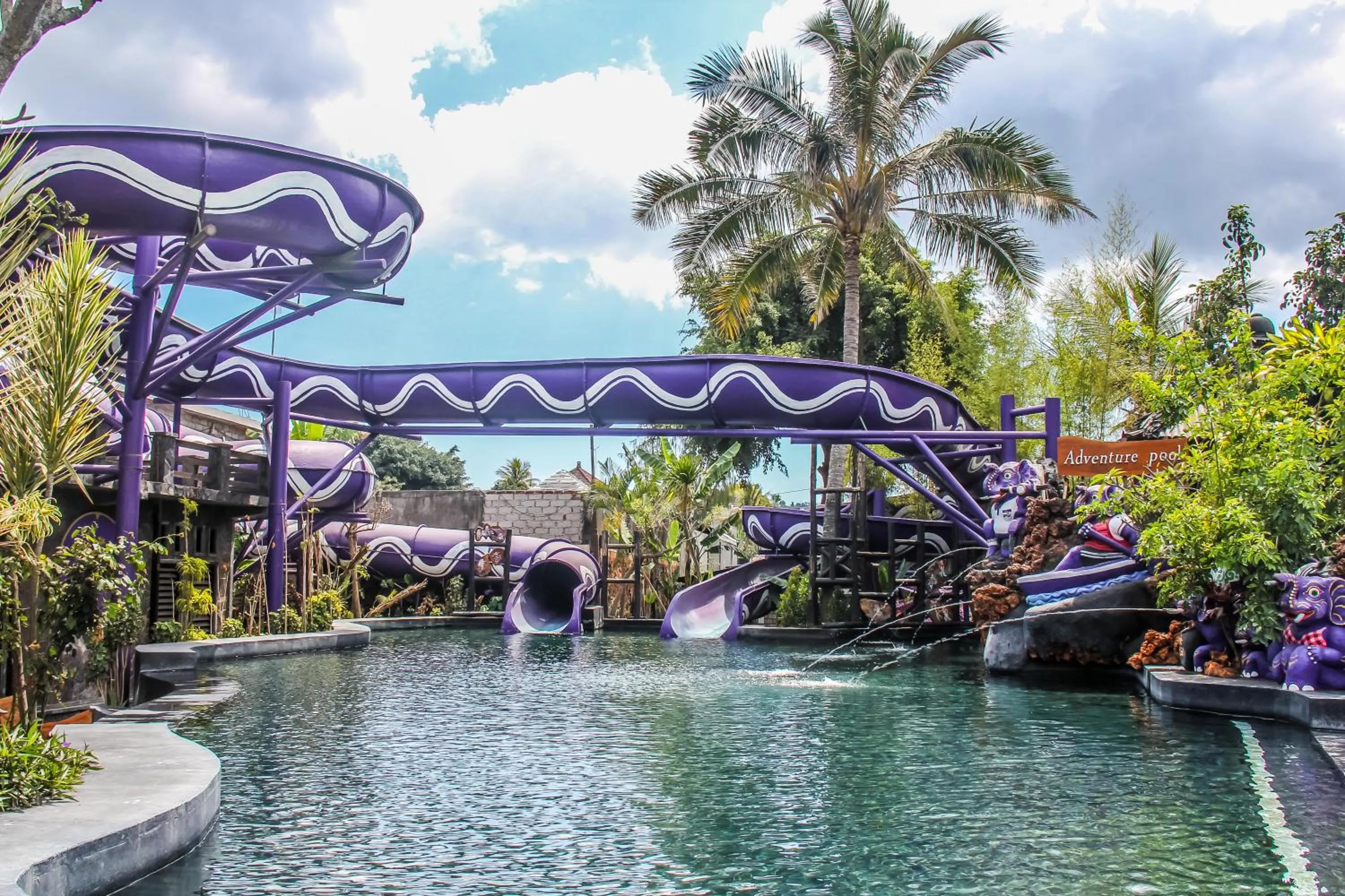 Aqua park in Hiker's Camp at Toya Devasya