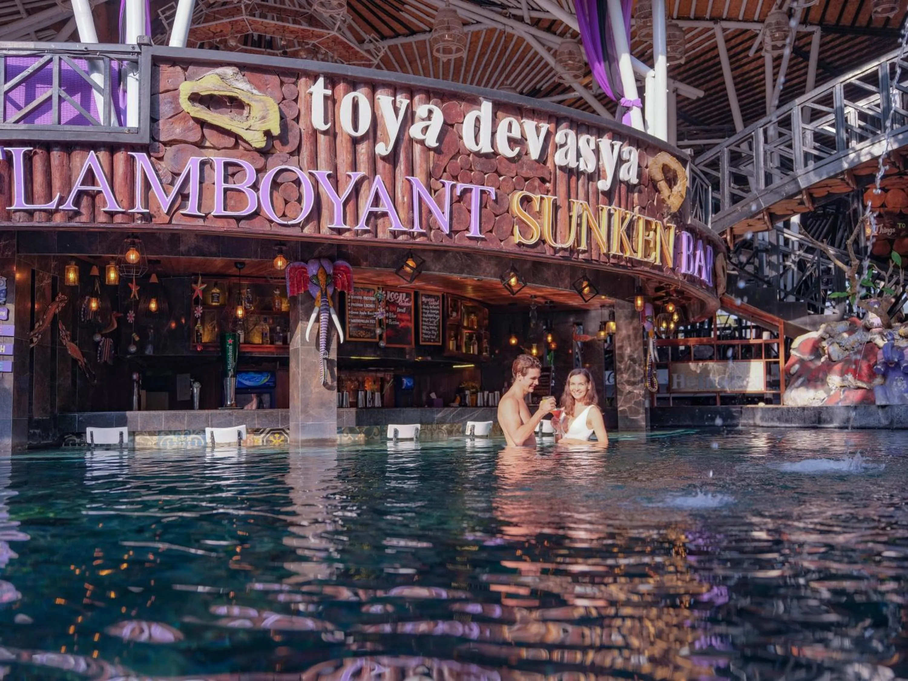 Swimming pool in Hiker's Camp at Toya Devasya