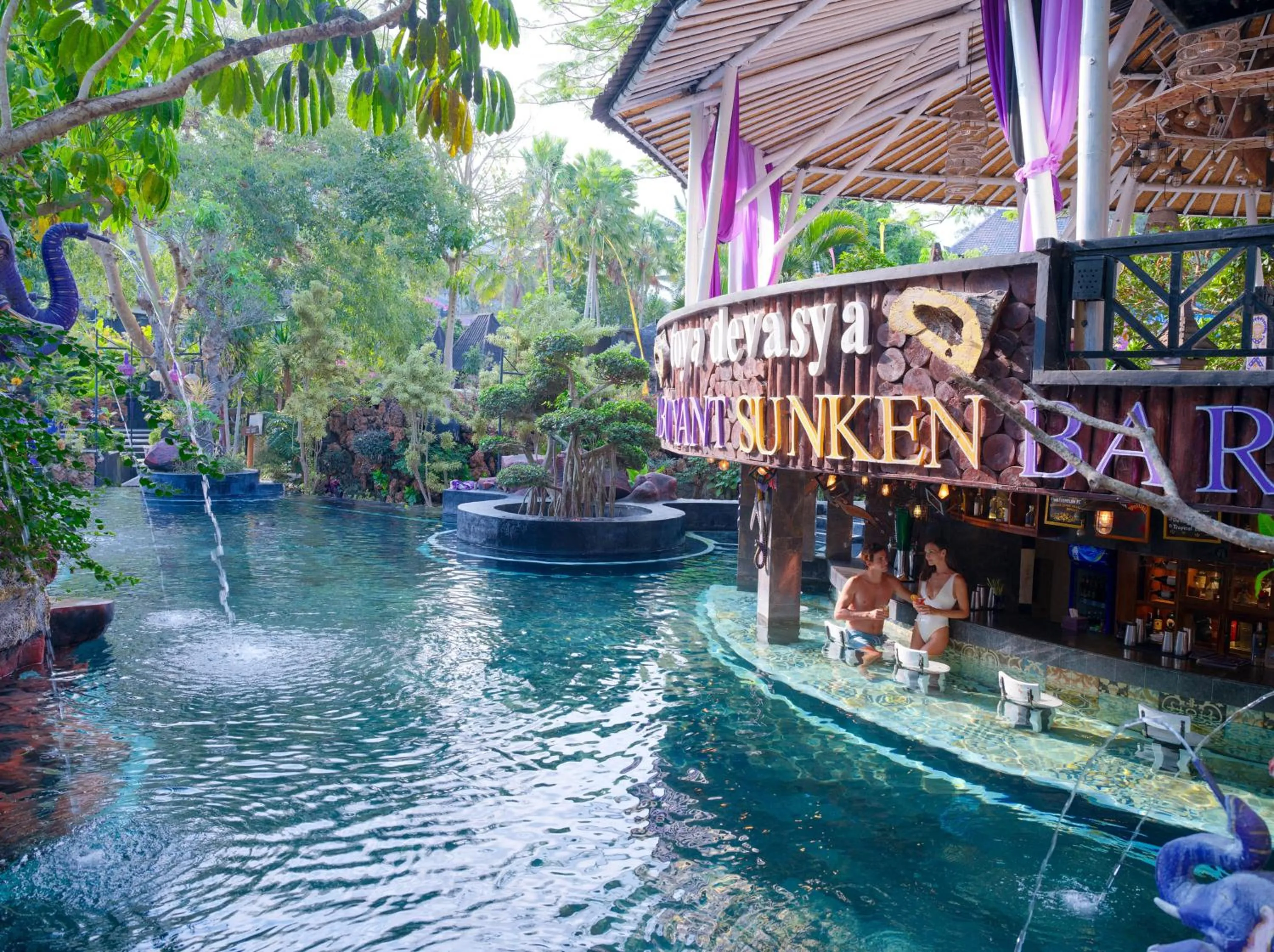 Swimming pool in Hiker's Camp at Toya Devasya