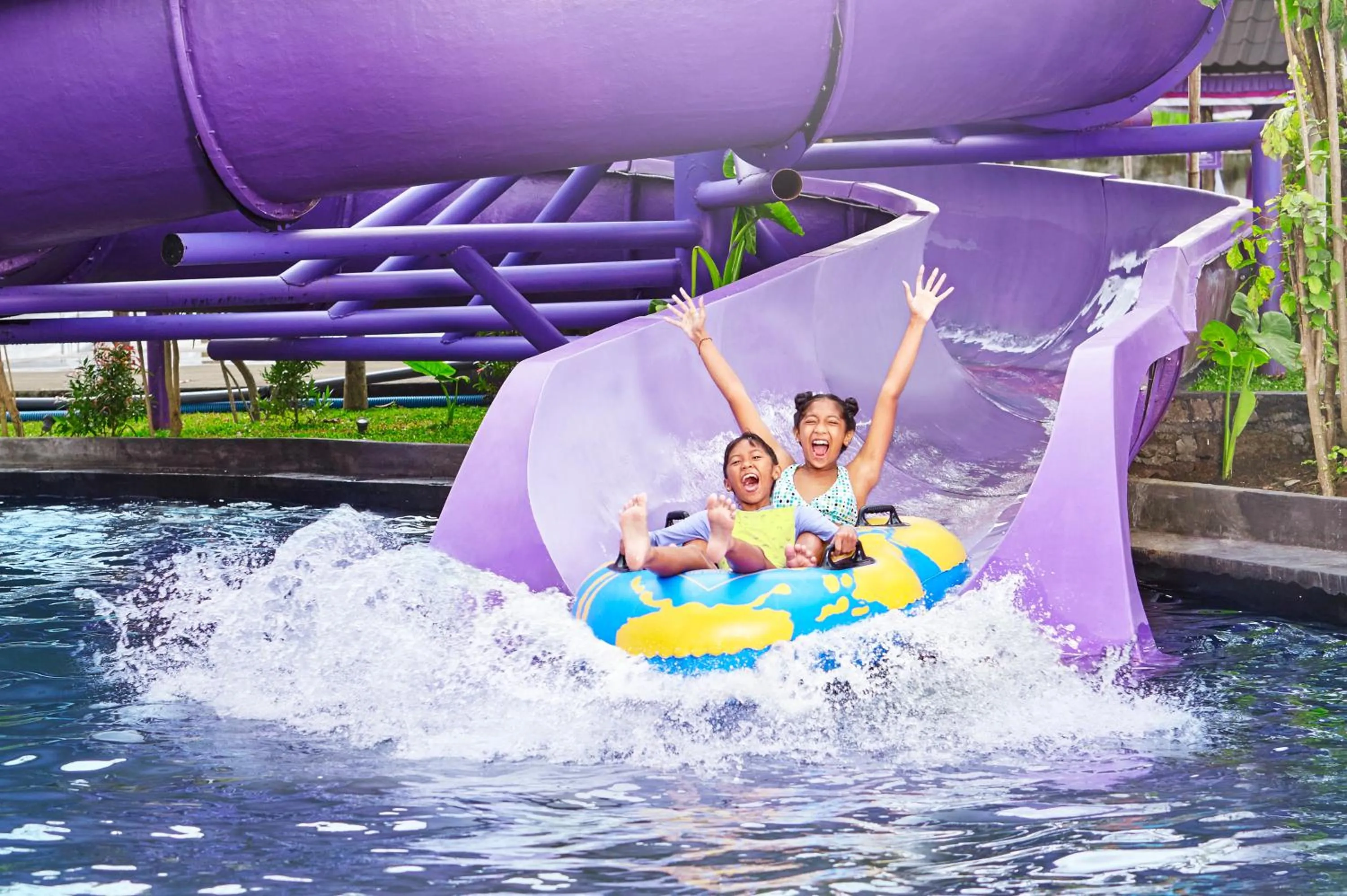 Aqua park in Hiker's Camp at Toya Devasya