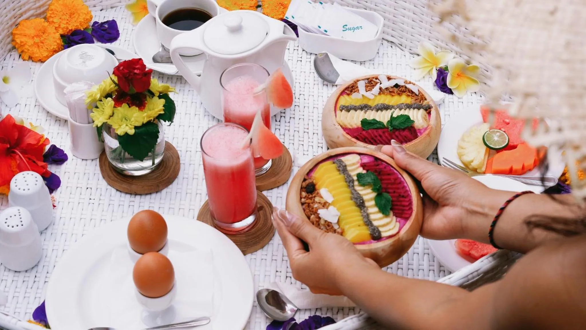 Restaurant/places to eat in Kayangan Villa Ubud