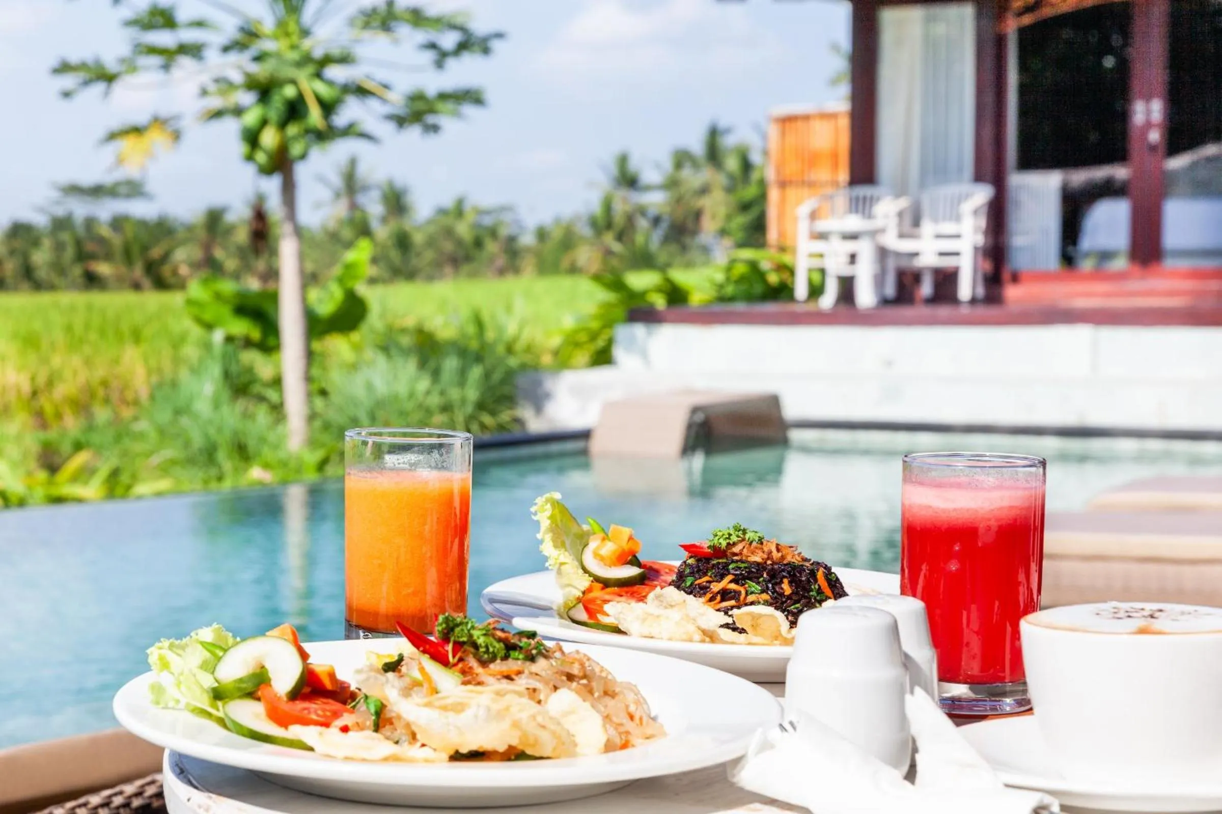 Food and drinks in Kayangan Villa Ubud