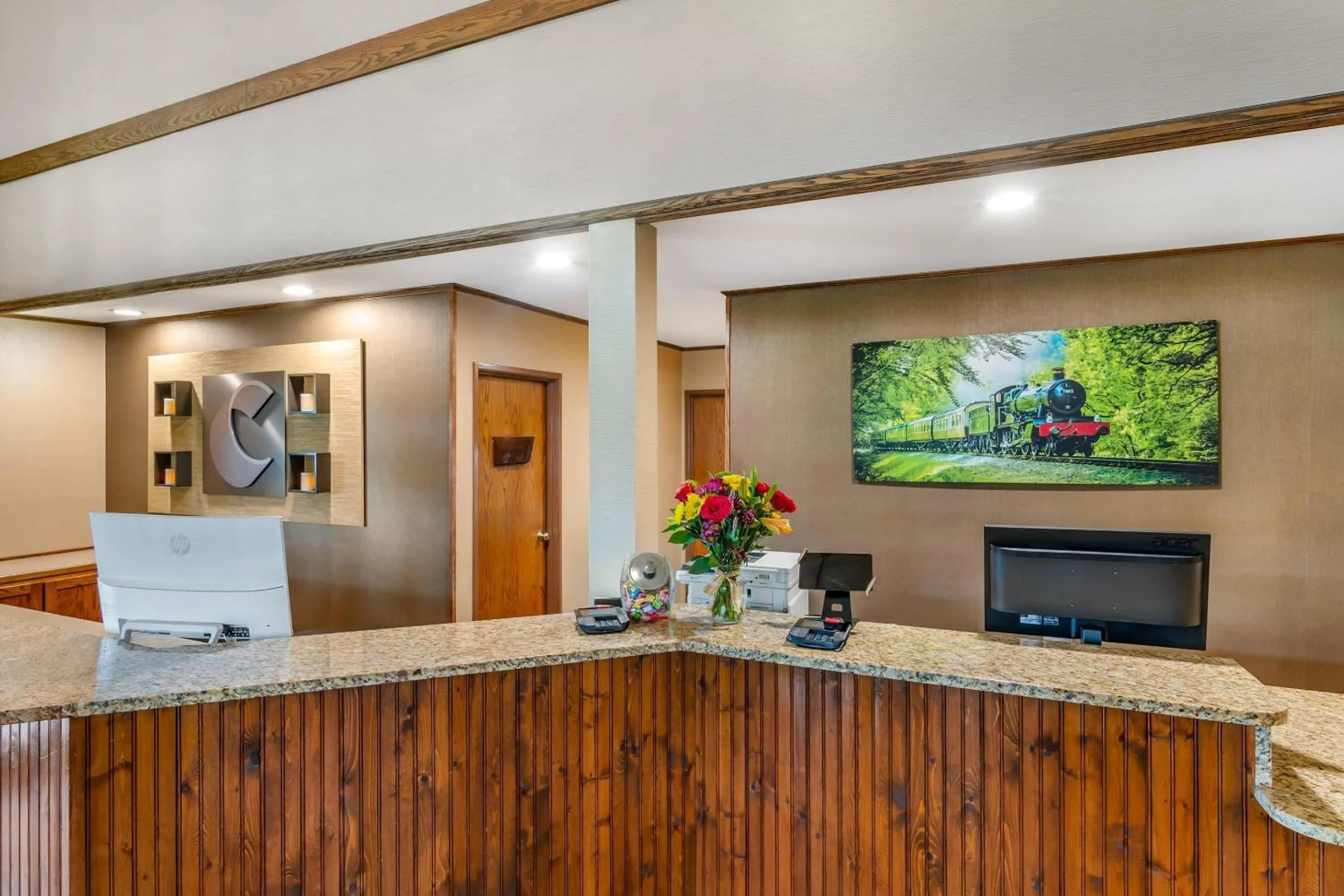 Lobby or reception in Comfort Inn Sedalia Station