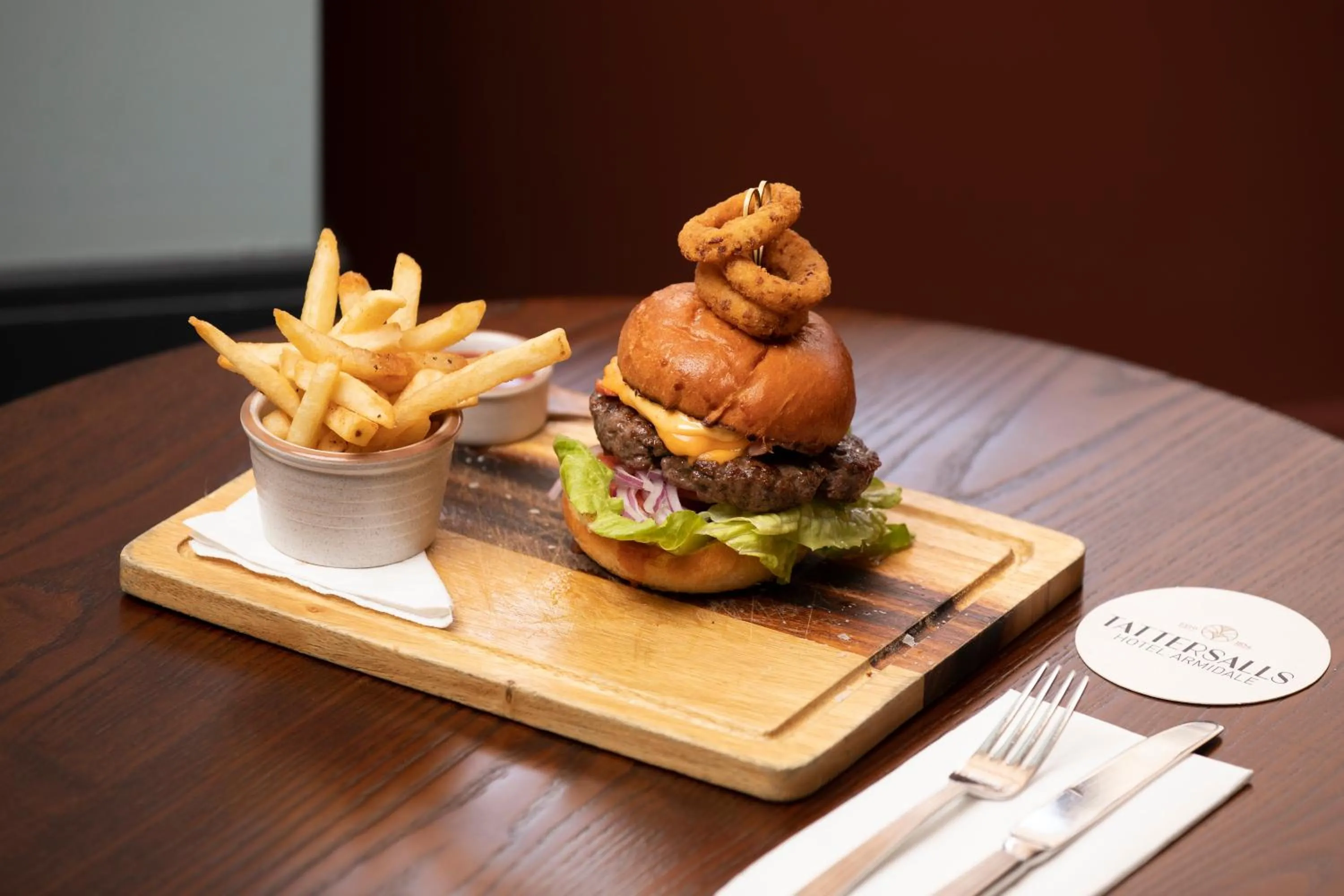 Food close-up in Tattersalls Hotel