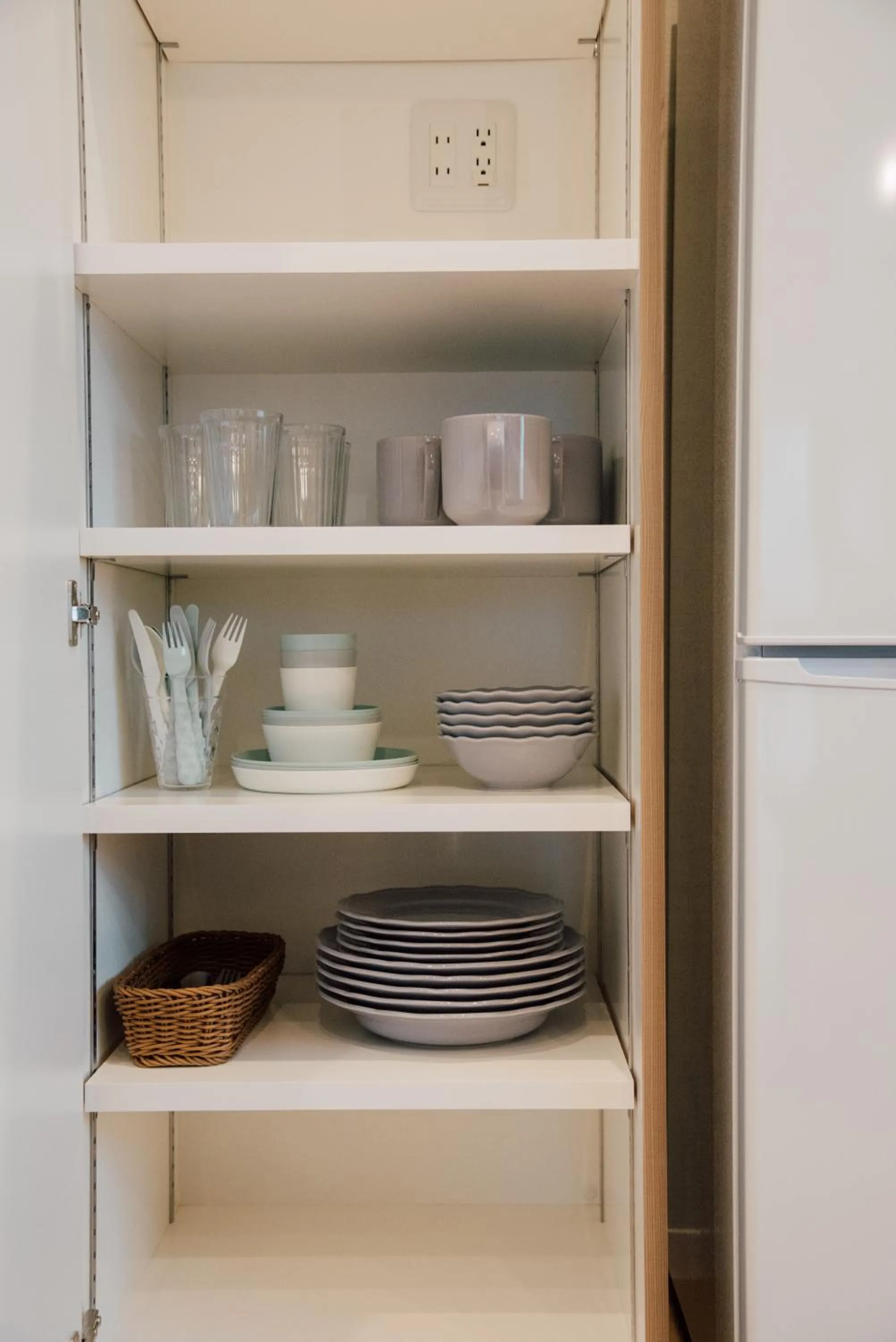 Kitchen or kitchenette in ホテル天使館 久茂地 -Tenshi-Kan-