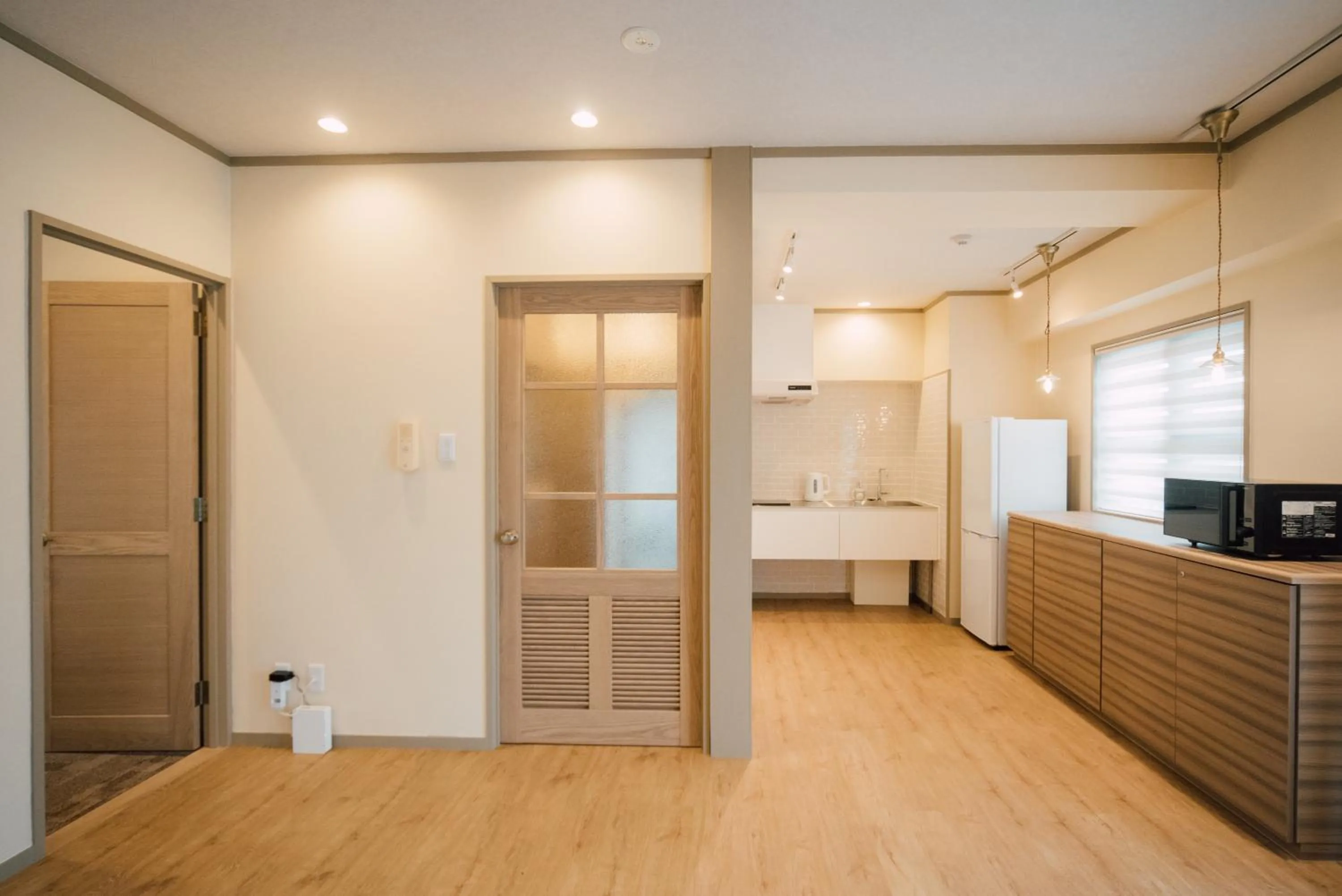 Kitchen or kitchenette in ホテル天使館 久茂地 -Tenshi-Kan-