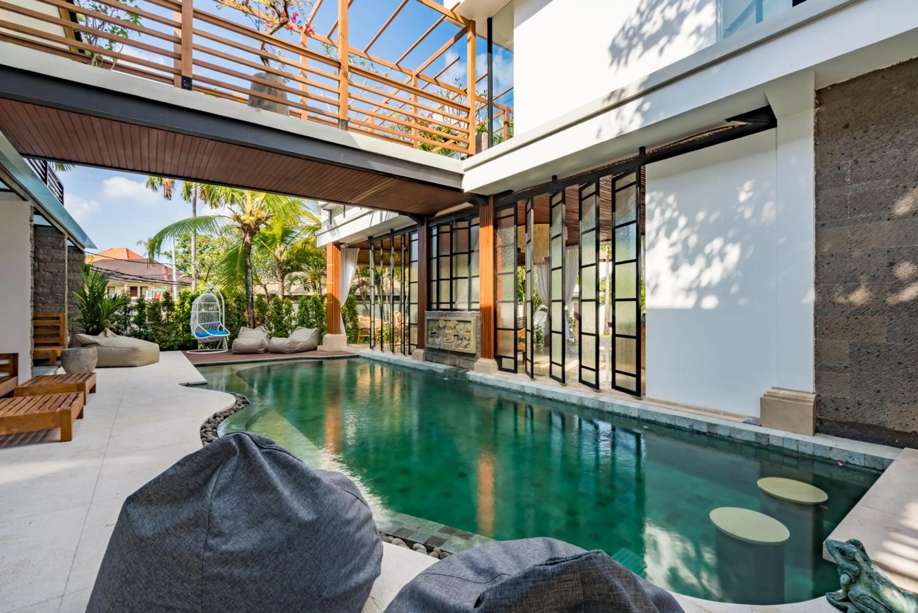 Swimming pool in The Akasha Seminyak Bali Boutique Hotel