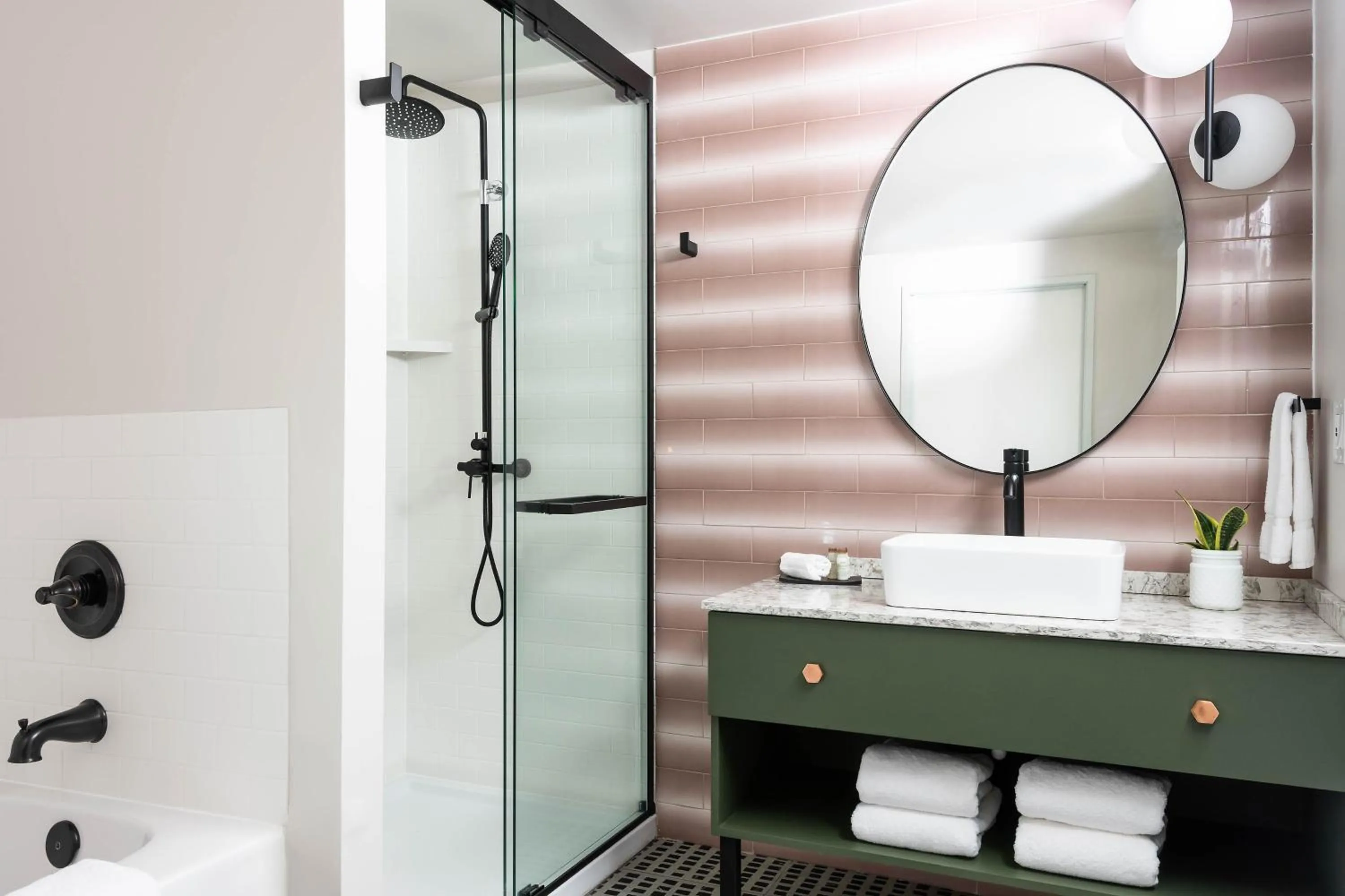 Shower in Holiday Inn Express St. Louis Central West End by IHG