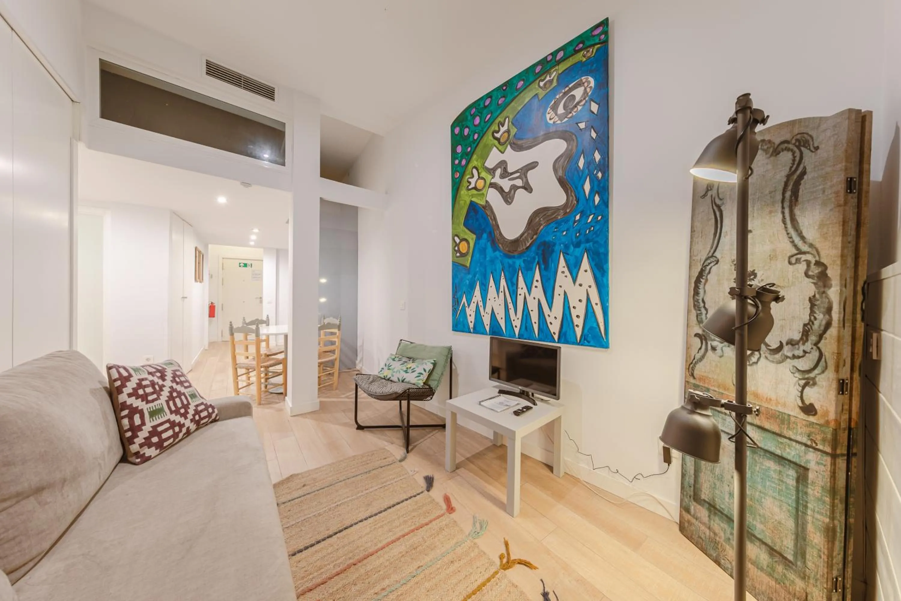 Living room in Green-Apartments Plaza del Pan
