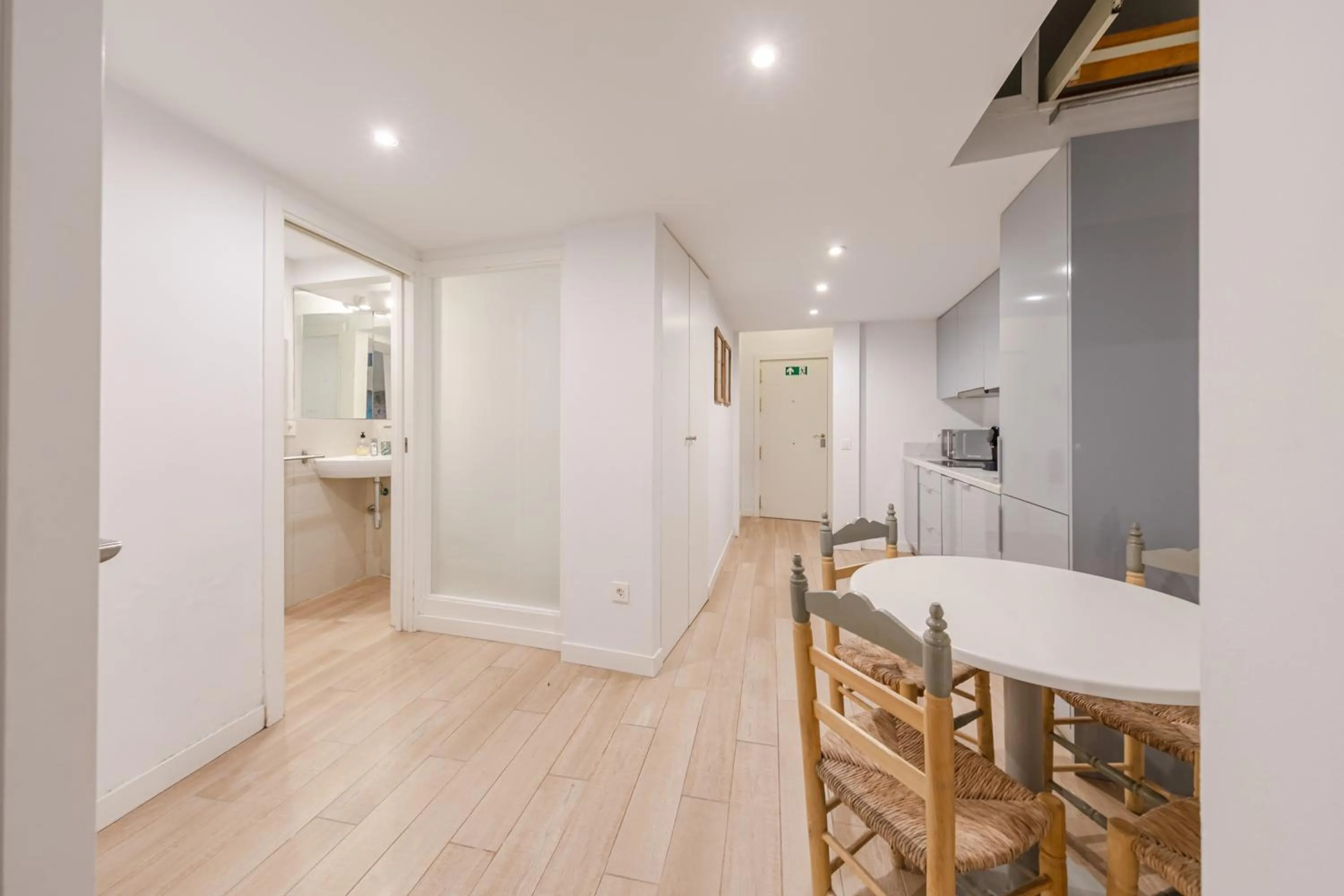 Kitchen or kitchenette in Green-Apartments Plaza del Pan