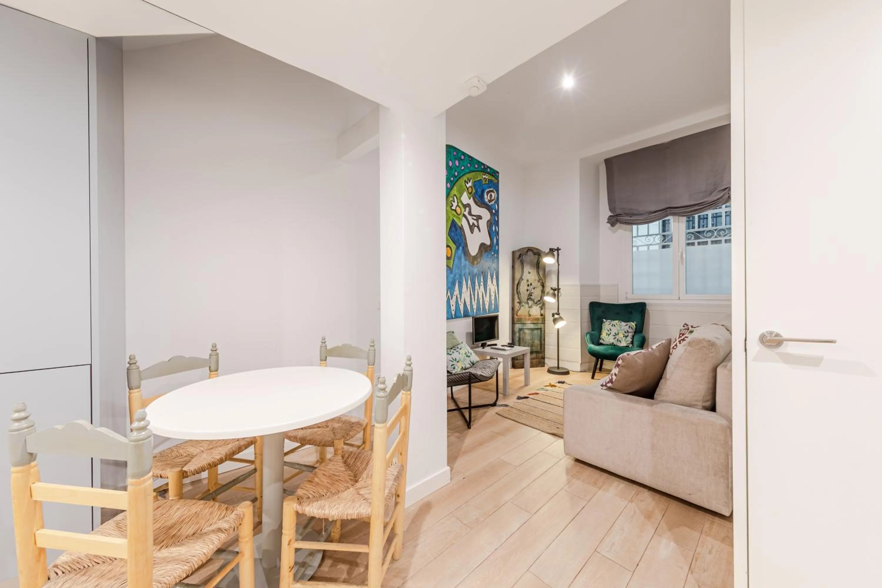 Living room in Green-Apartments Plaza del Pan