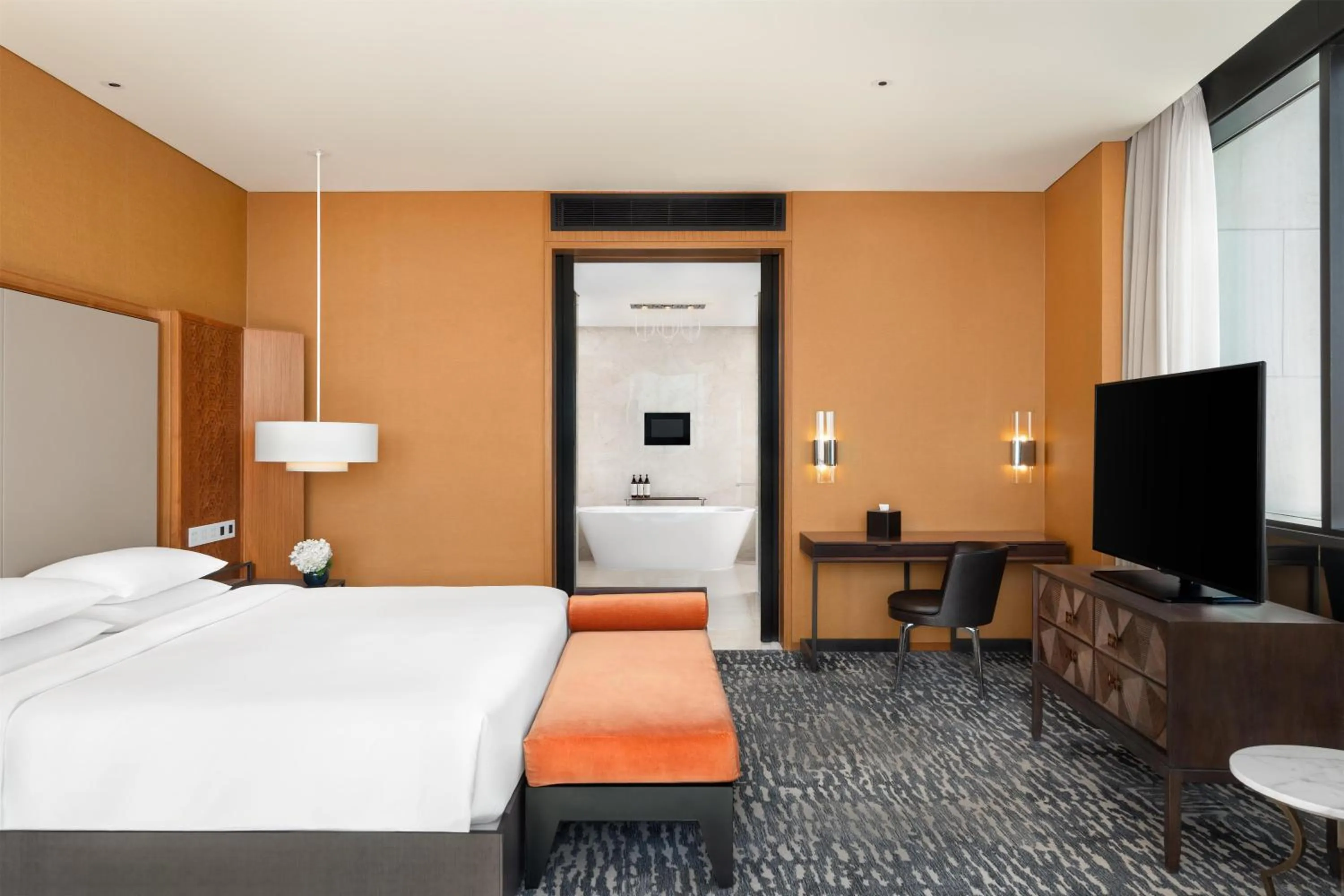 Bedroom, Bed in Park Hyatt Doha, Msheireb Downtown