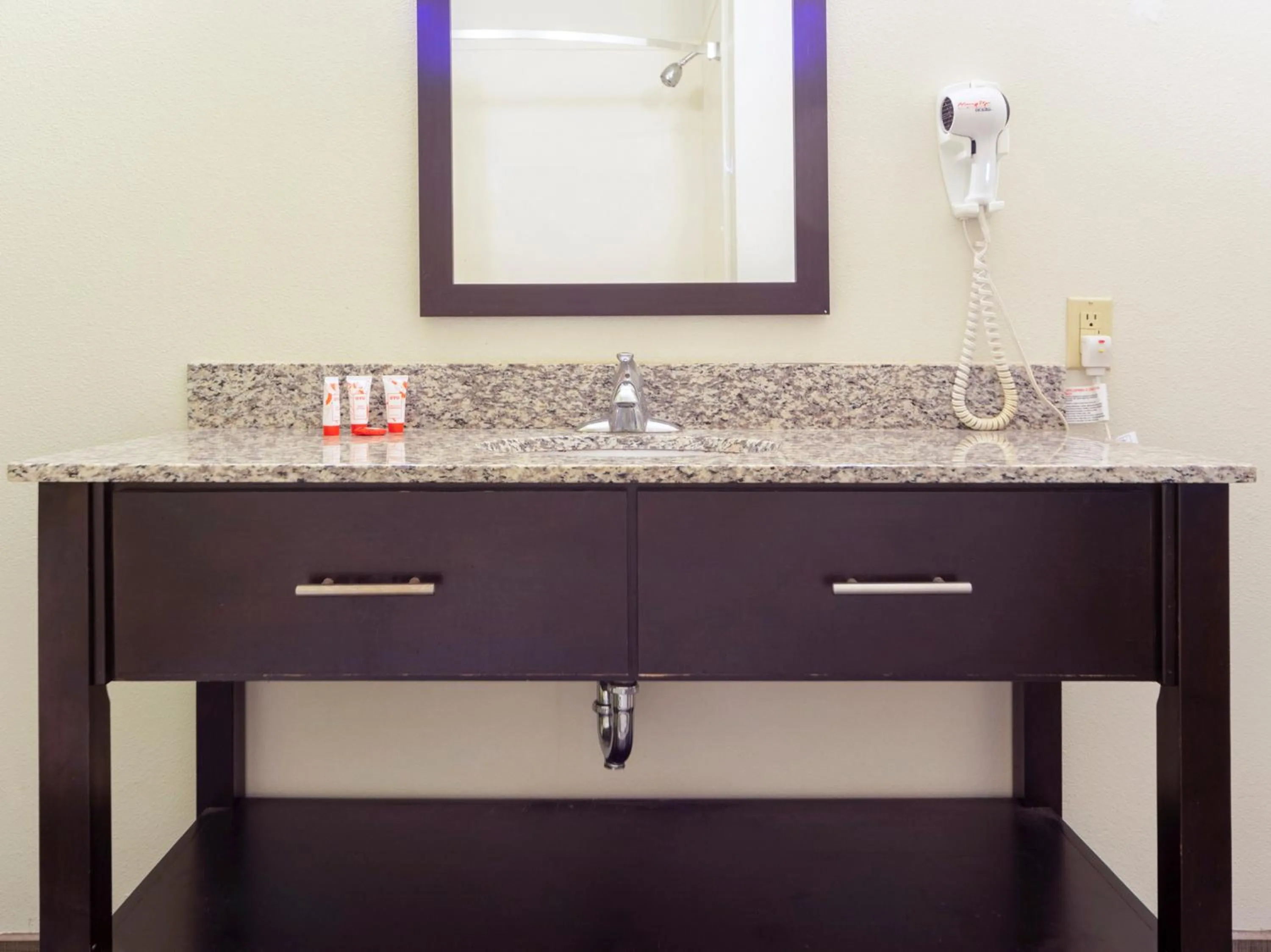 Bathroom in Ramada by Wyndham Jackson MS