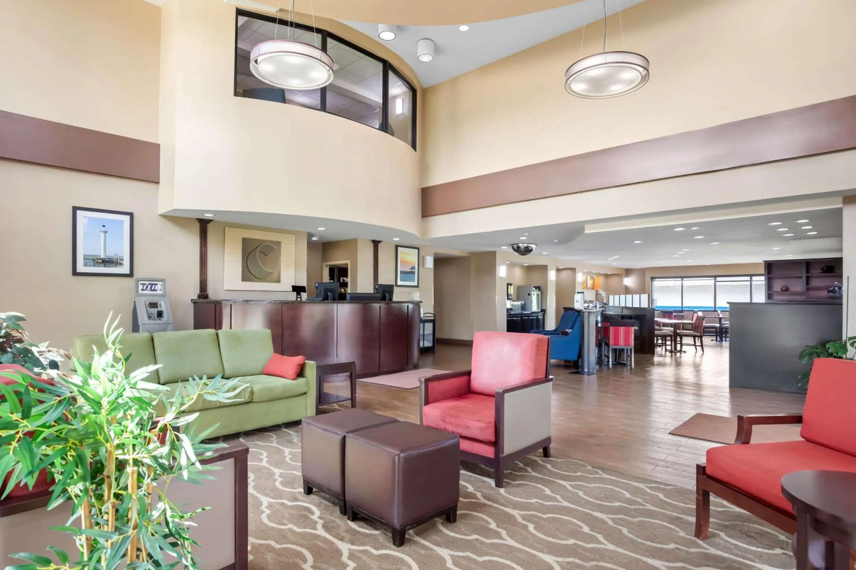 Lobby or reception in Comfort Suites