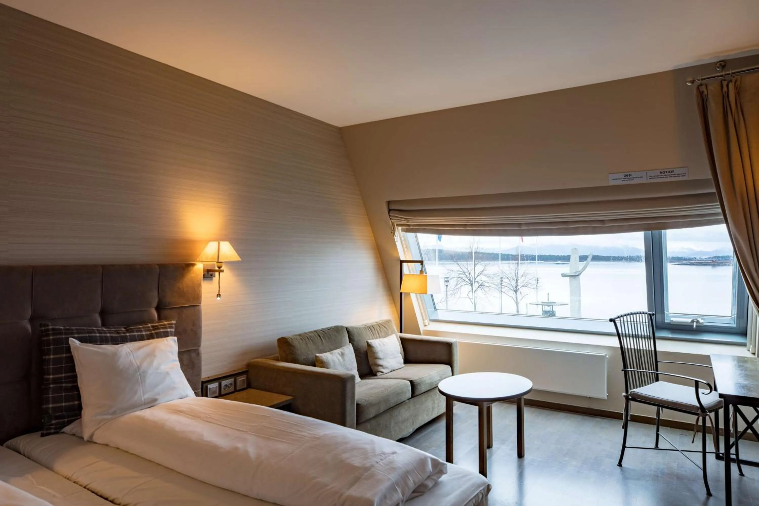 Bedroom, Bed in Scandic Seilet Hotel