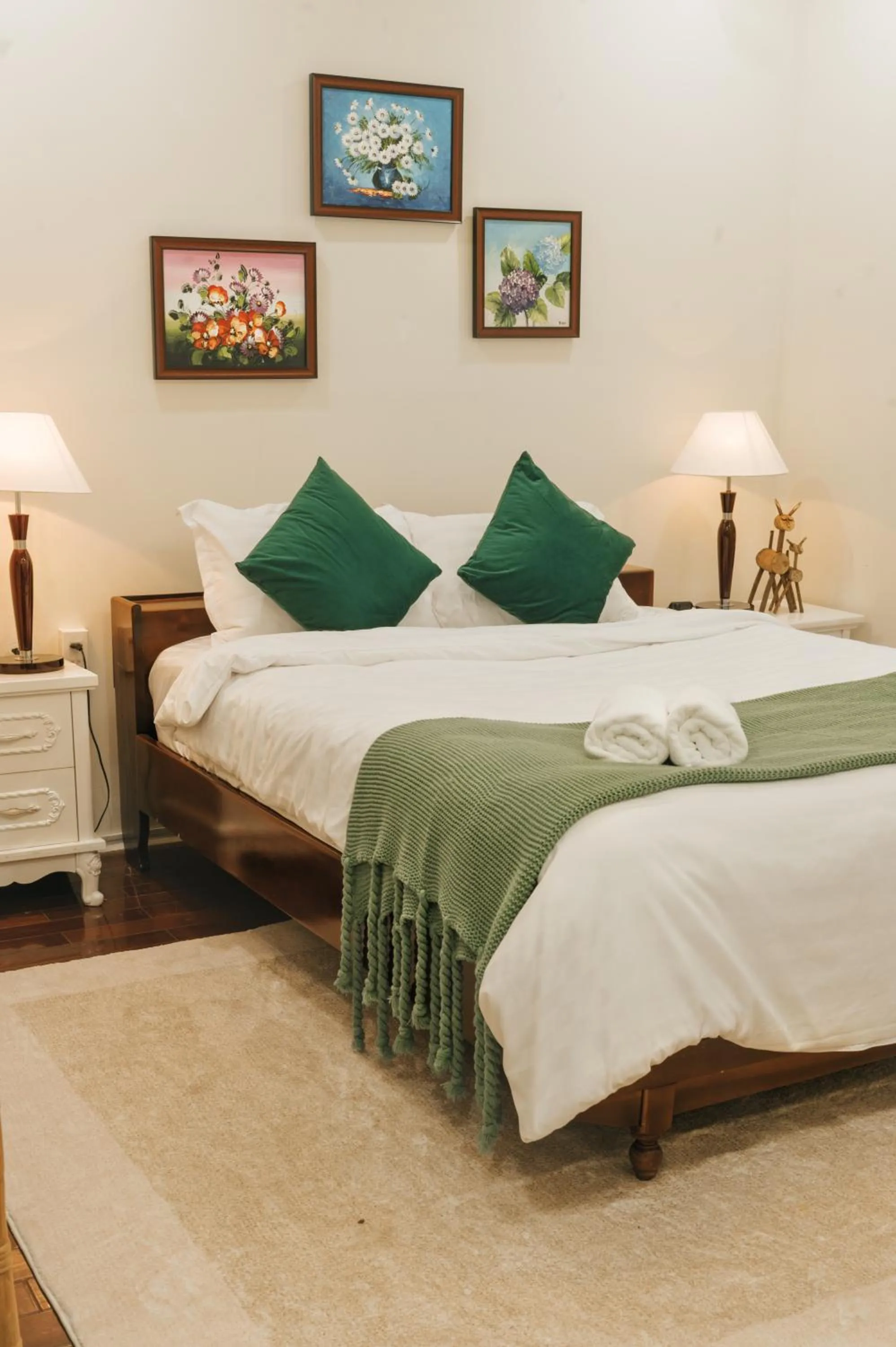 Bed in Ngàn Phố Studio & Love Hotel