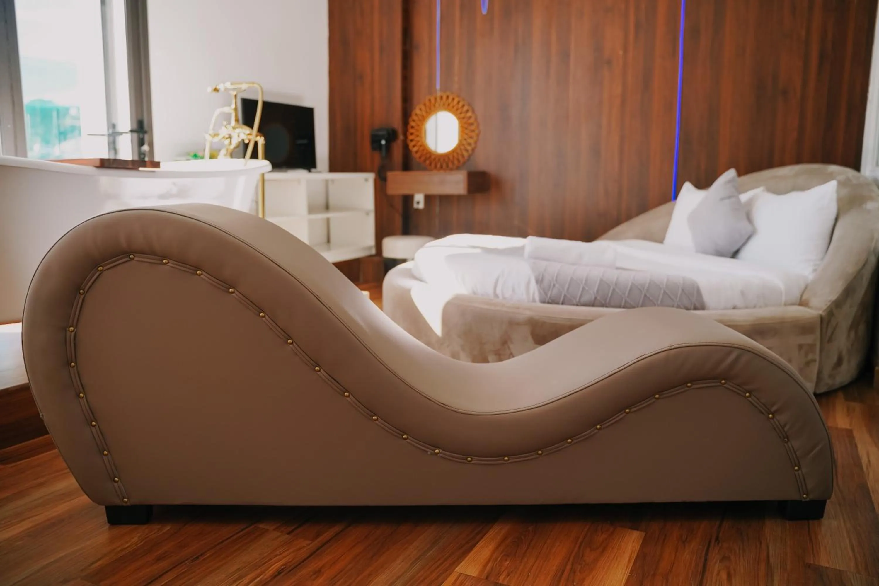 Seating area, Bed in Ngàn Phố Studio & Love Hotel