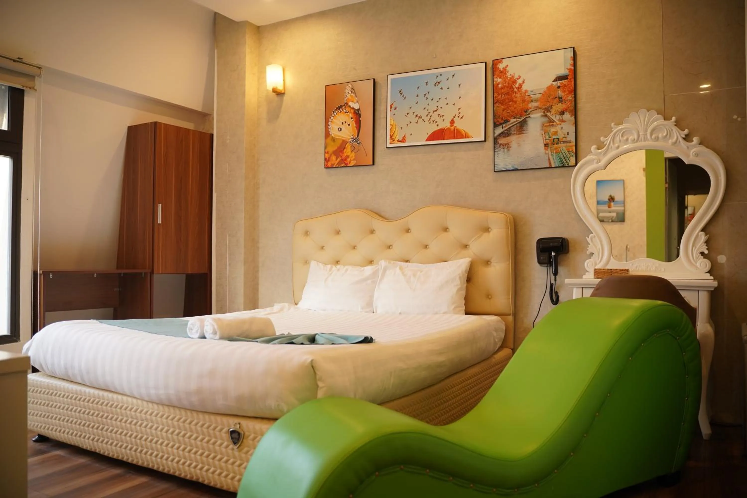 Bed in Ngàn Phố Studio & Love Hotel