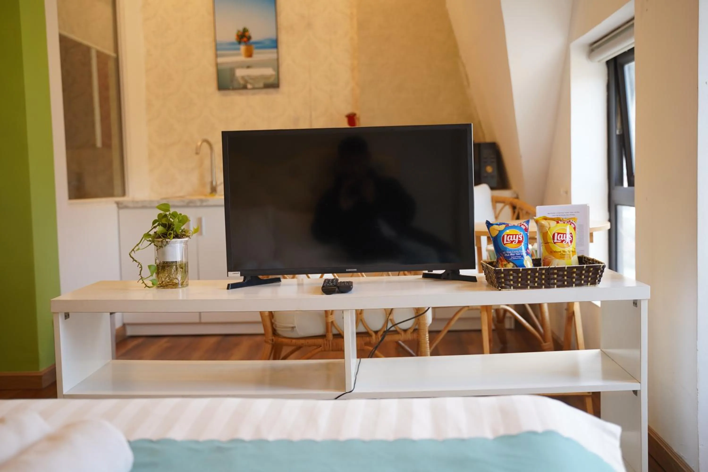 TV and multimedia, Bed in Ngàn Phố Studio & Love Hotel
