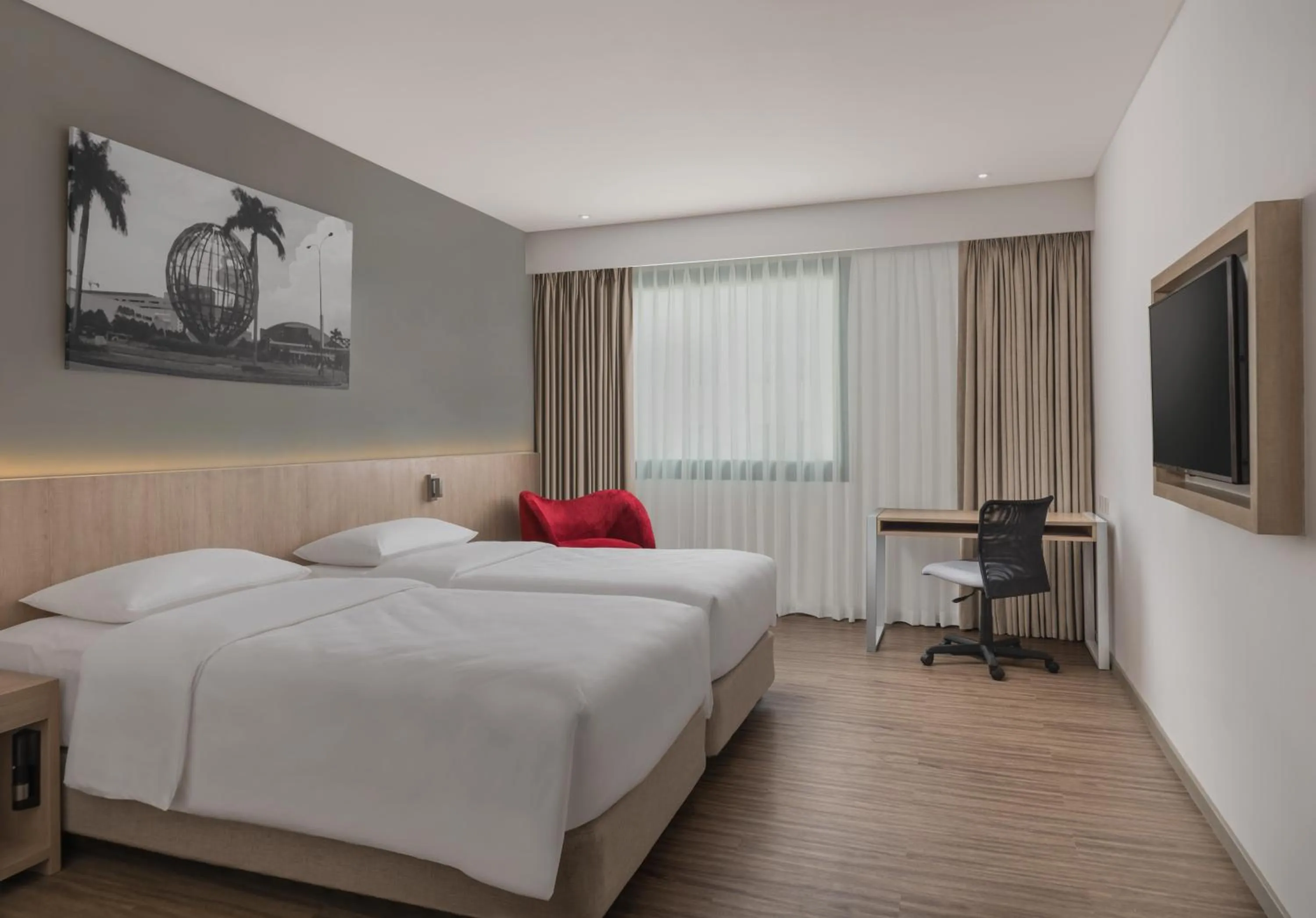 Bed in Park Inn by Radisson North Edsa