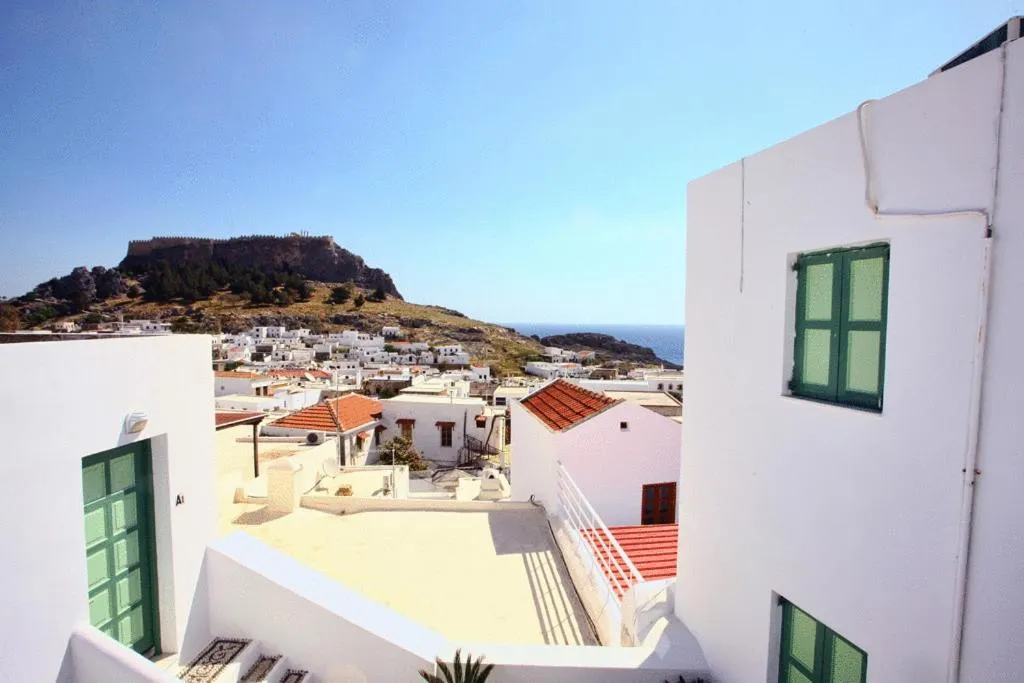 City view in Xenones Lindos