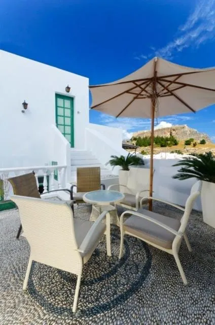 Patio in Xenones Lindos
