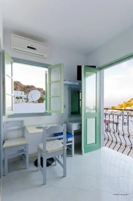 Landmark view in Xenones Lindos