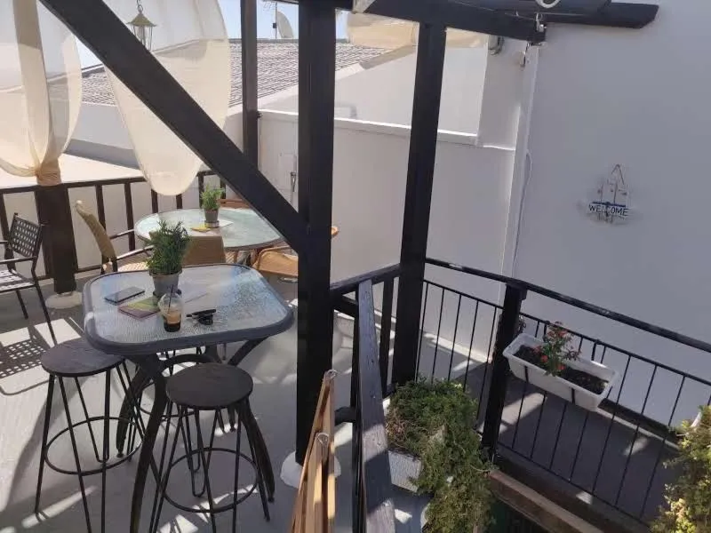 Balcony/Terrace in Xenones Lindos