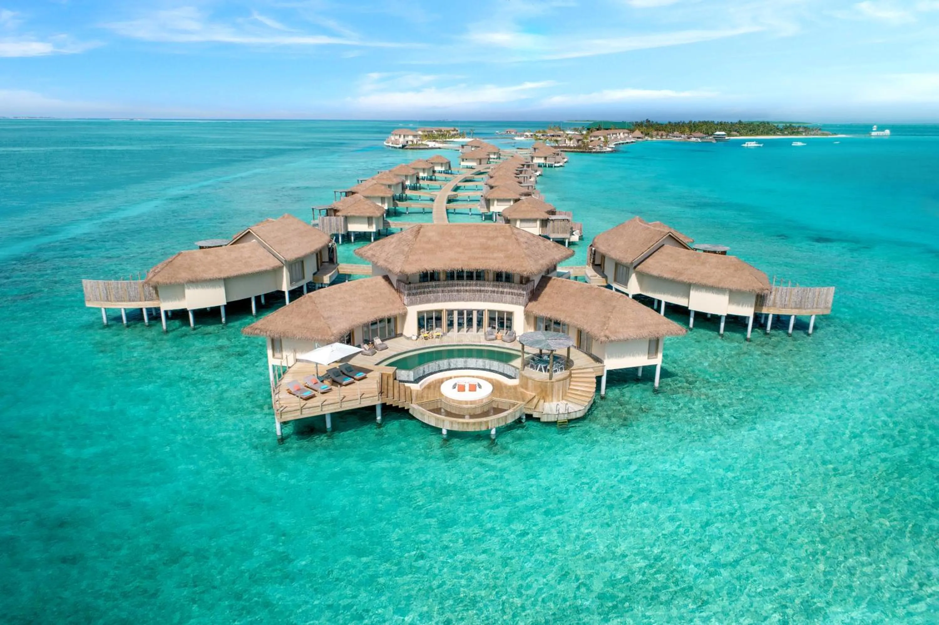 Bird's eye view in Intercontinental Maldives Maamunagau Resort with Club benefits by IHG