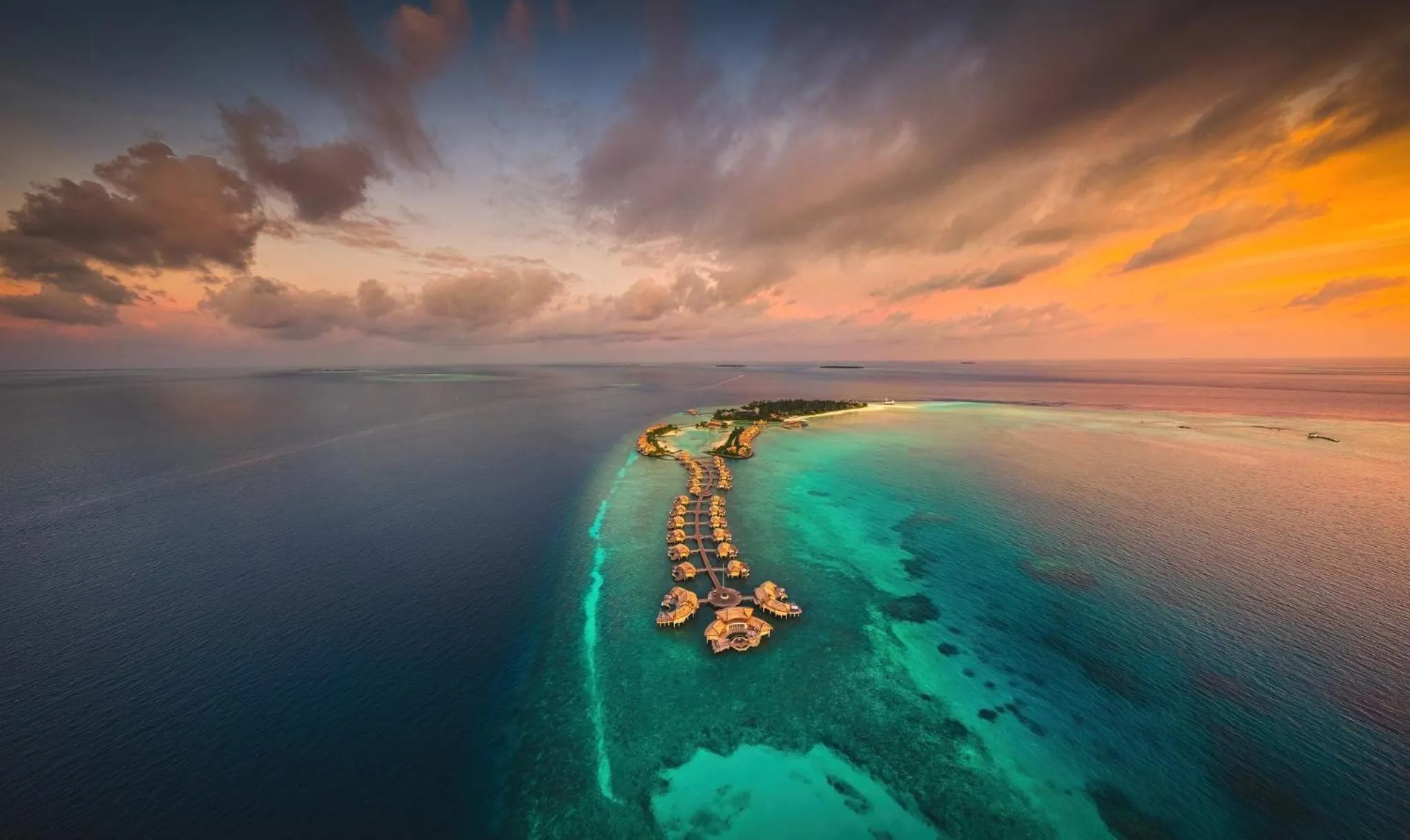 Property building in Intercontinental Maldives Maamunagau Resort with Club benefits by IHG