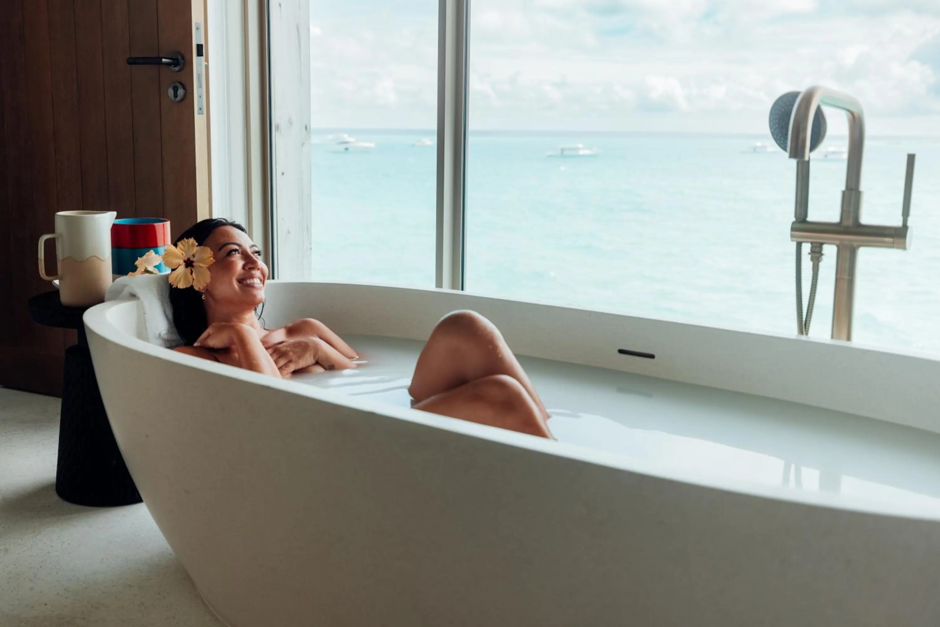 Sea view in Intercontinental Maldives Maamunagau Resort with Club benefits by IHG