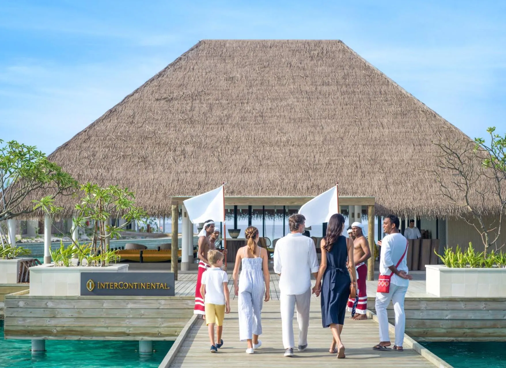 Property building in Intercontinental Maldives Maamunagau Resort with Club benefits by IHG