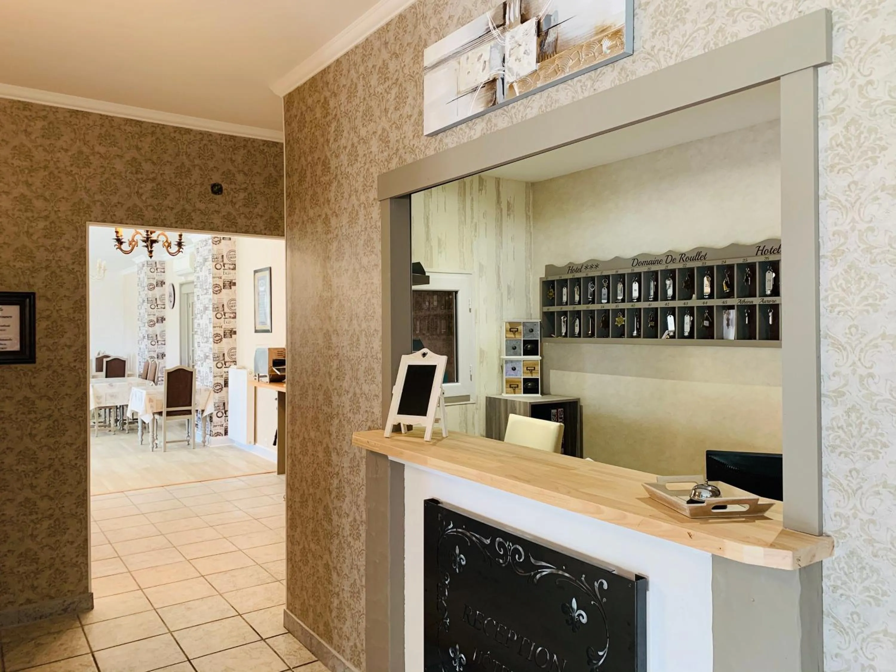 Lobby or reception in Domaine de Roullet