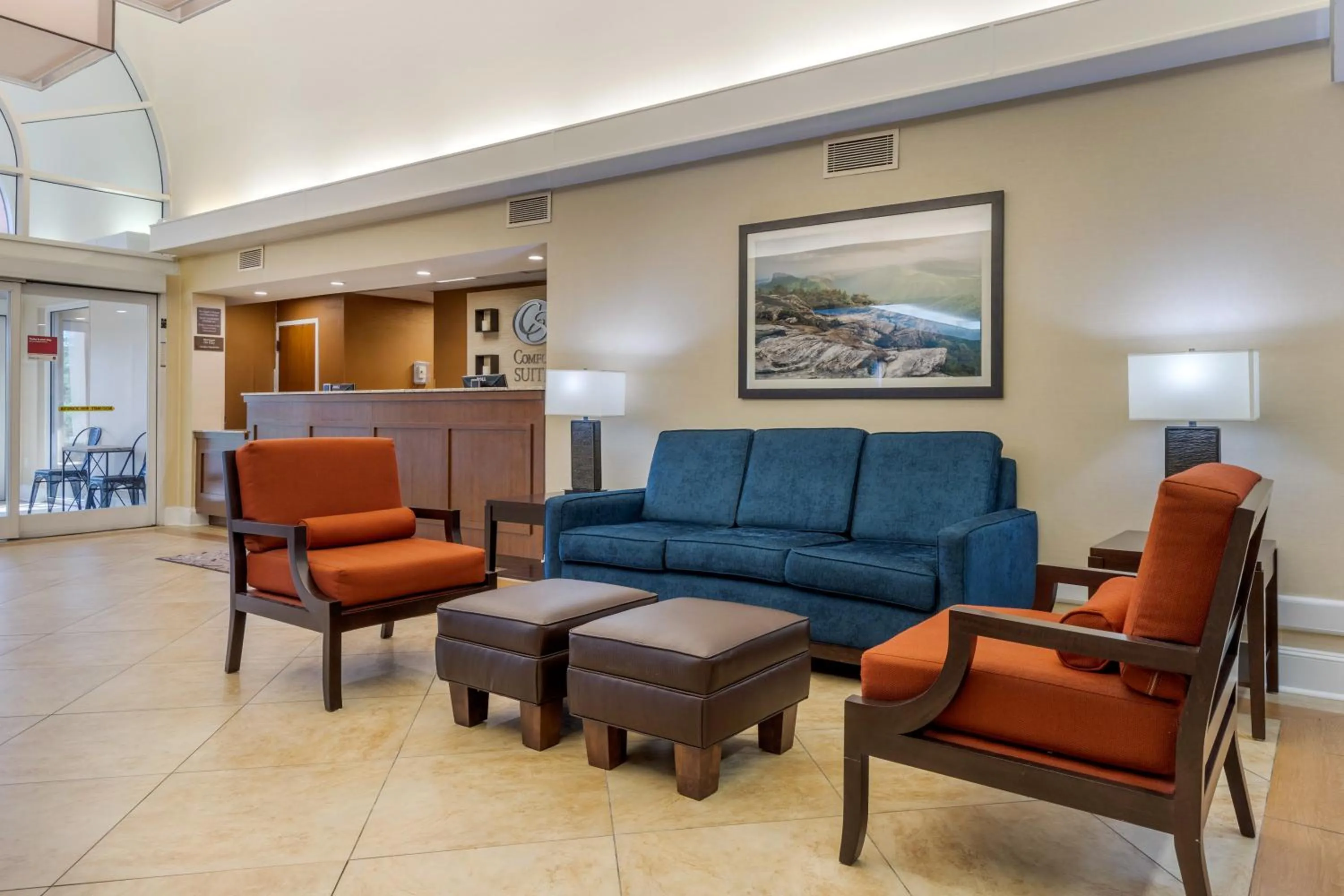Lobby or reception in Comfort Suites Gastonia - Charlotte