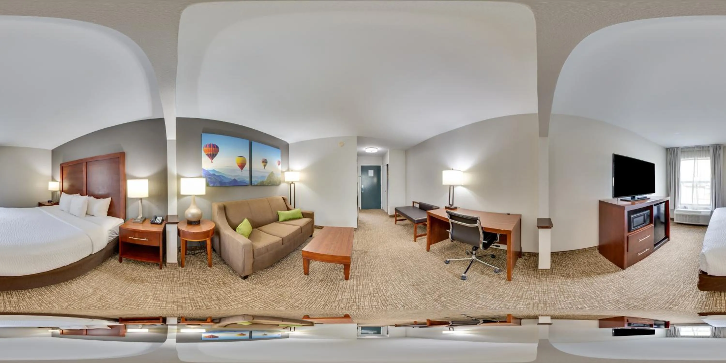 Bedroom, Bed in Comfort Inn Apex - Holly Springs