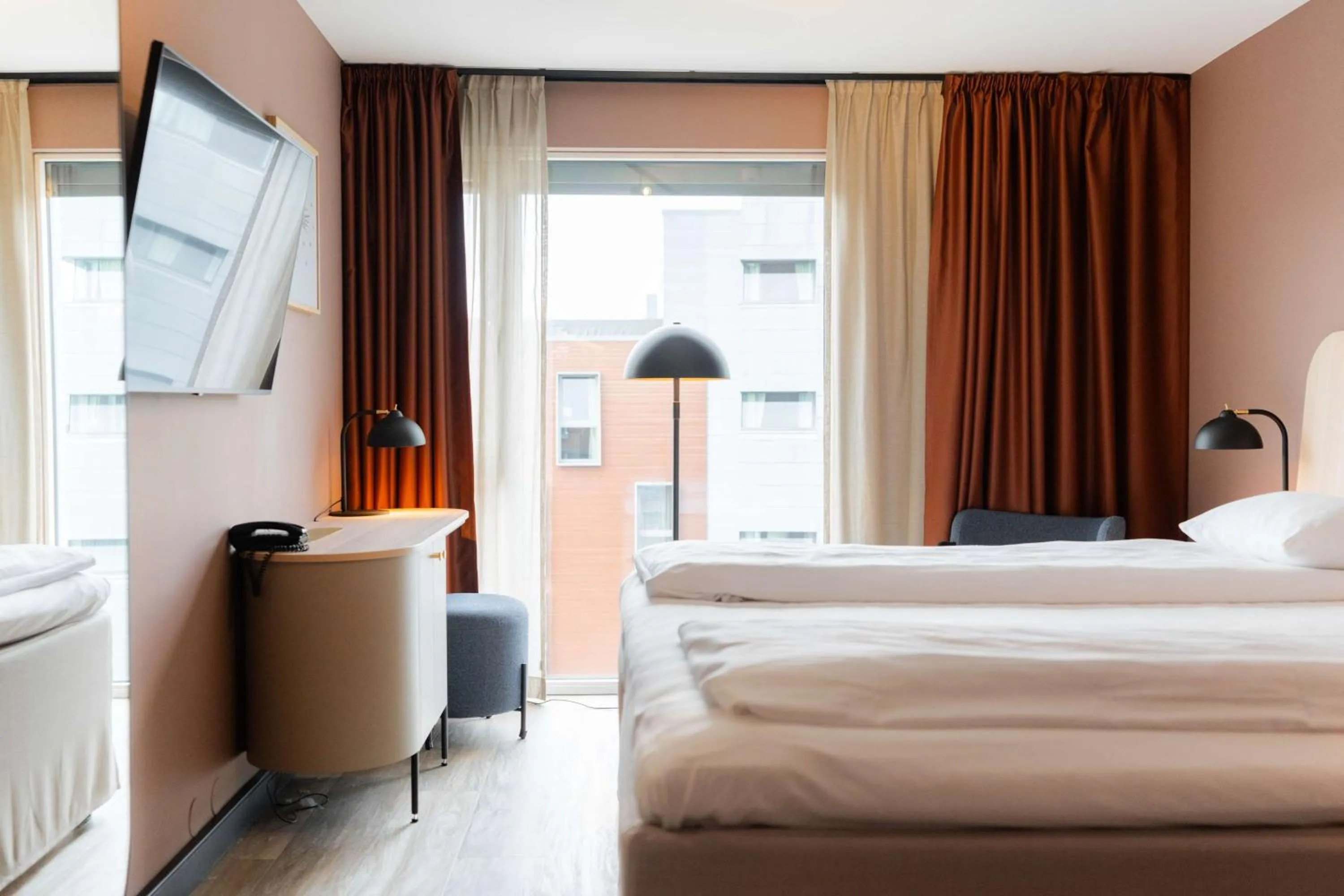 Bedroom, Bed in Scandic Nidelven