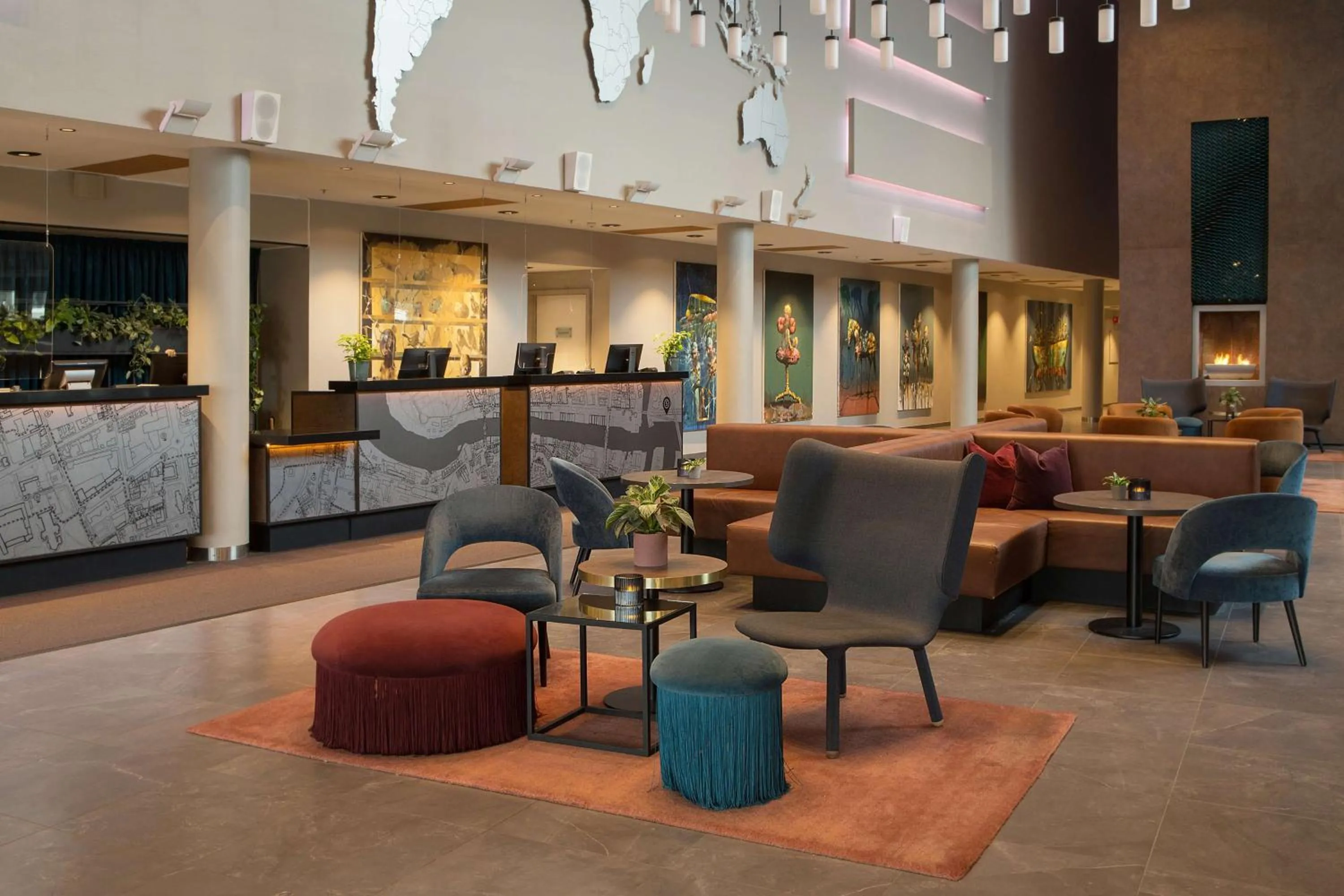 Lobby or reception in Scandic Nidelven