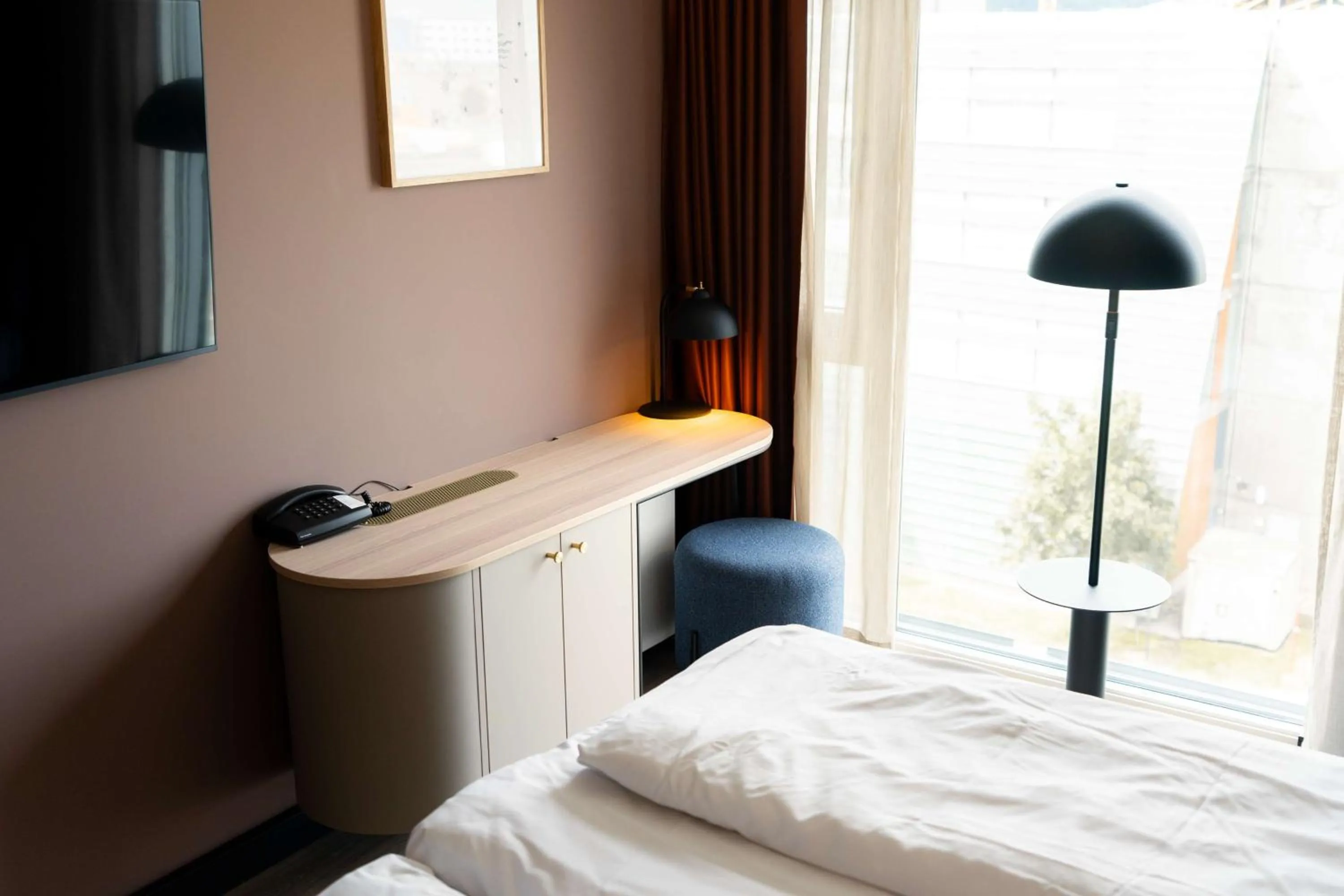 Bedroom, Bed in Scandic Nidelven