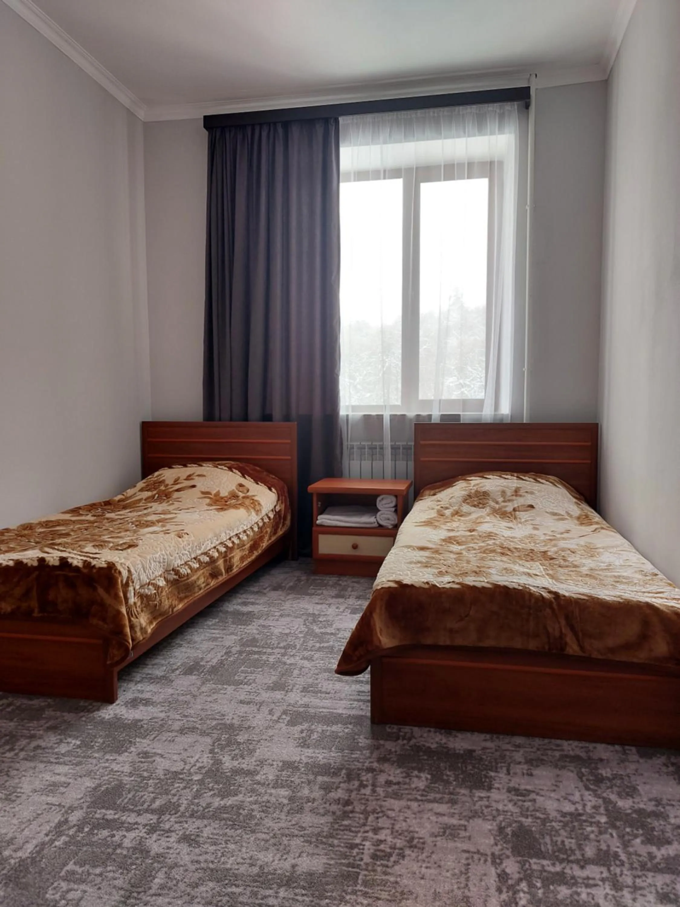Bed in University Hotel Tsakhkadzor