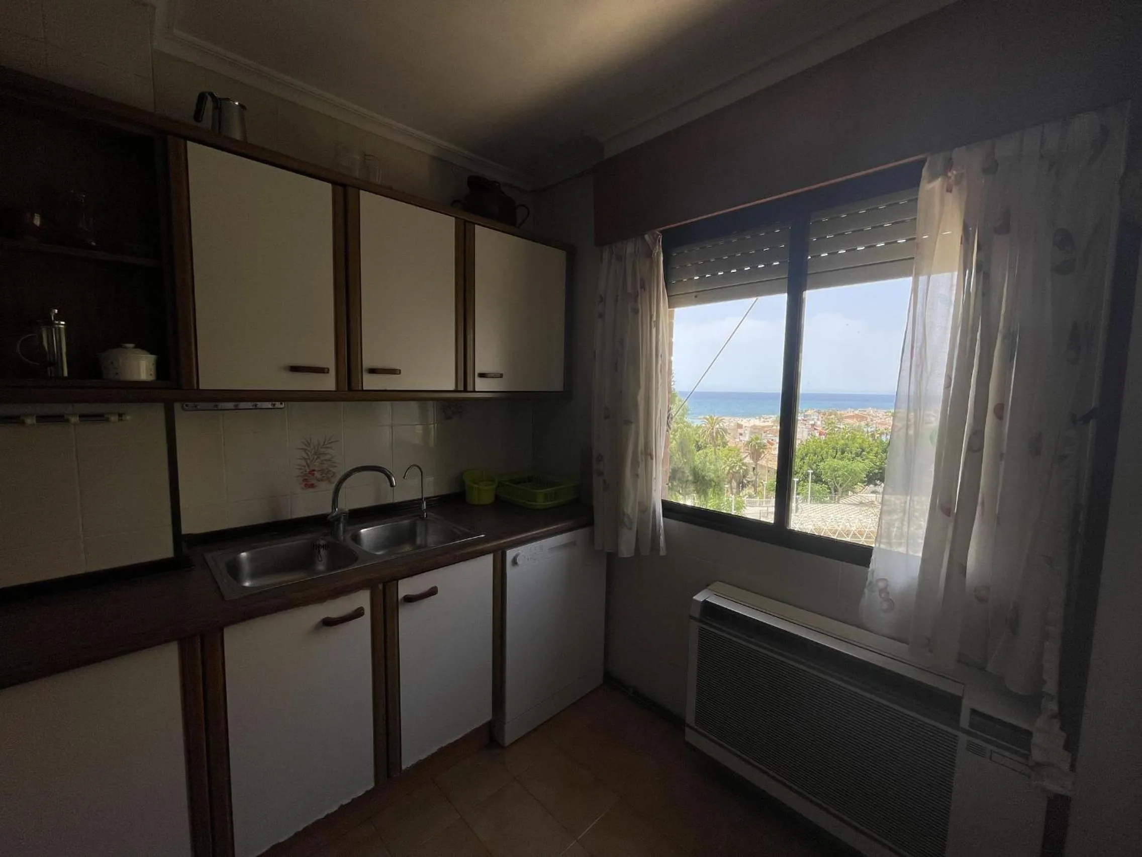 Kitchen or kitchenette in PV20A, Gran apartamento en el centro con vistas al mar