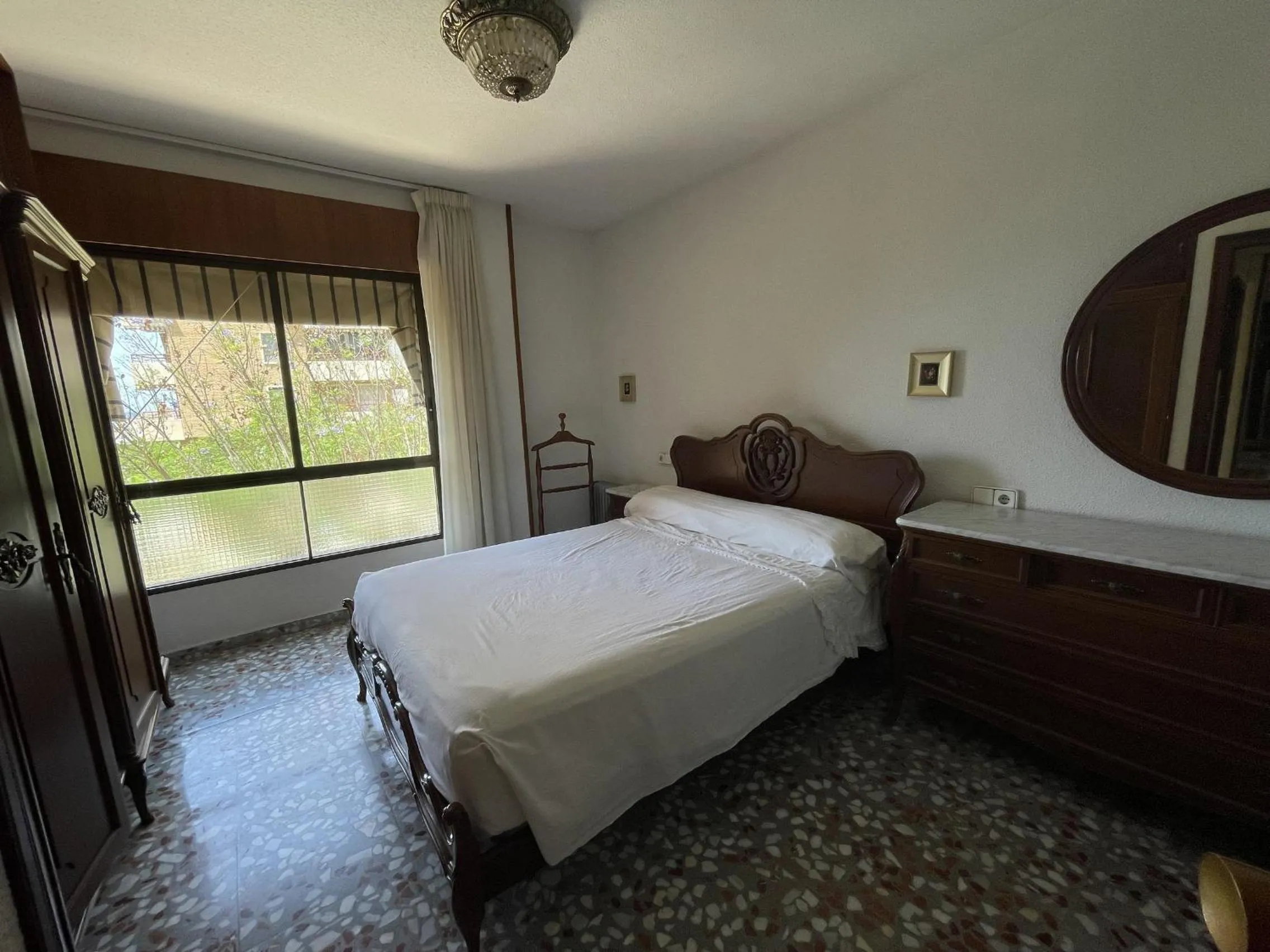 Bedroom, Bed in PV20A, Gran apartamento en el centro con vistas al mar