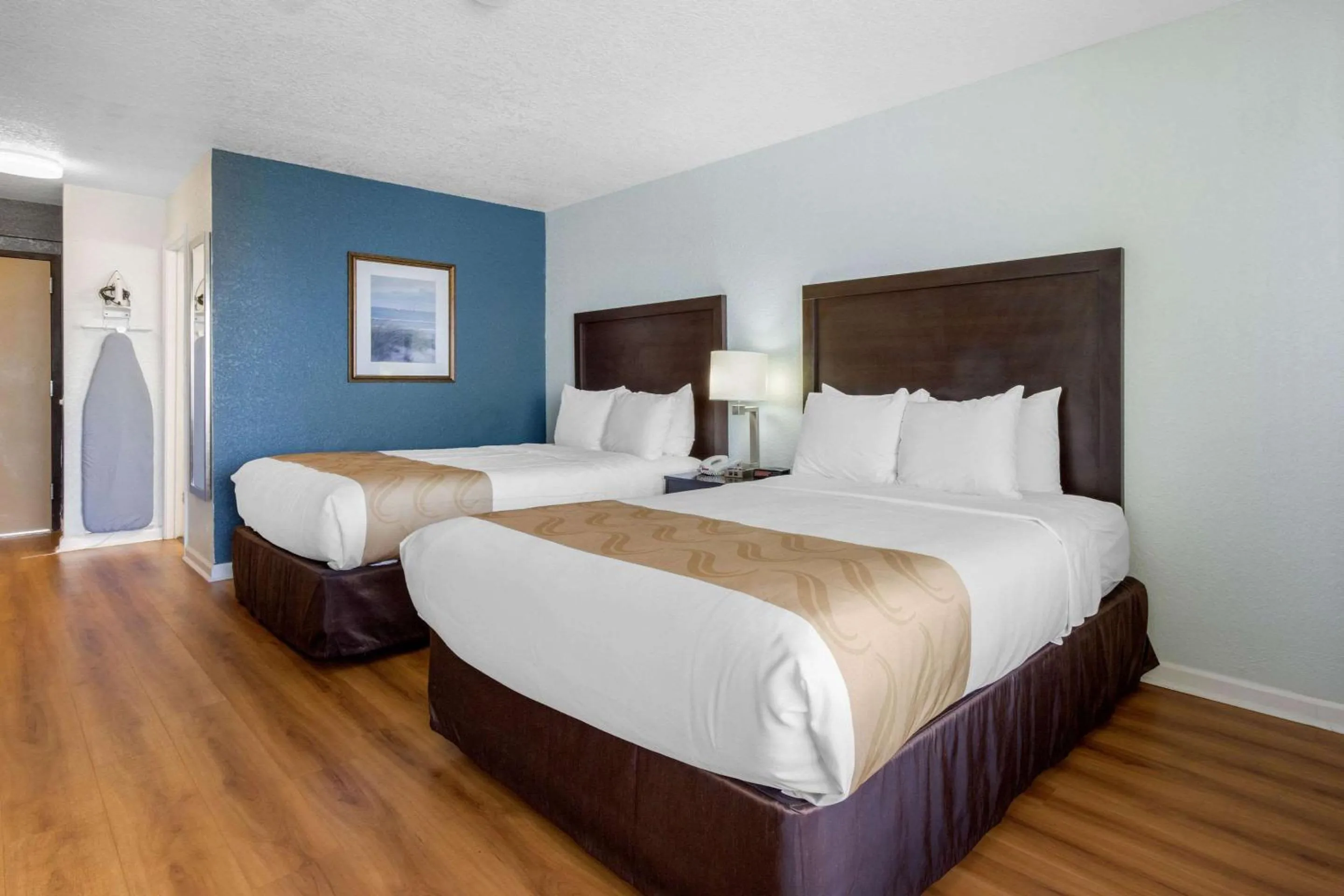 Queen Room with Two Queen Beds and Ocean View - Non-Smoking in Quality Inn Carolina Oceanfront