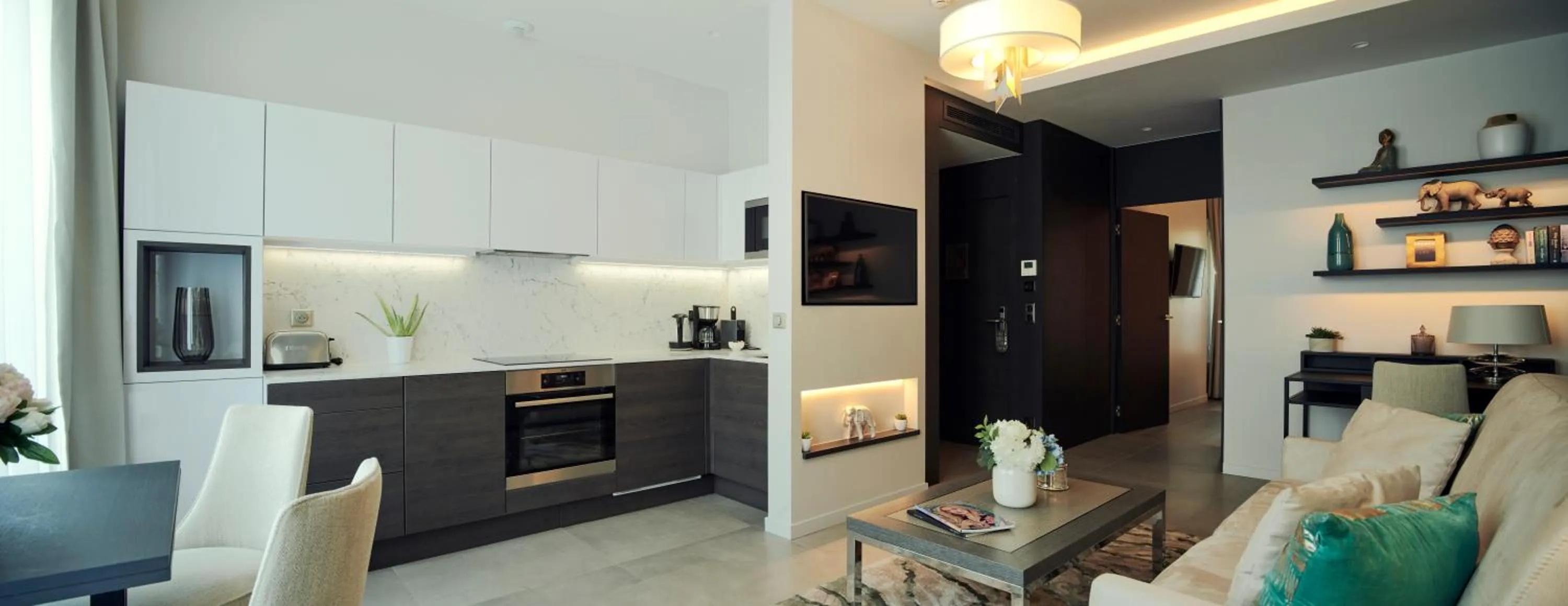 Kitchen or kitchenette in Hôtel Roi de Sicile - Rivoli