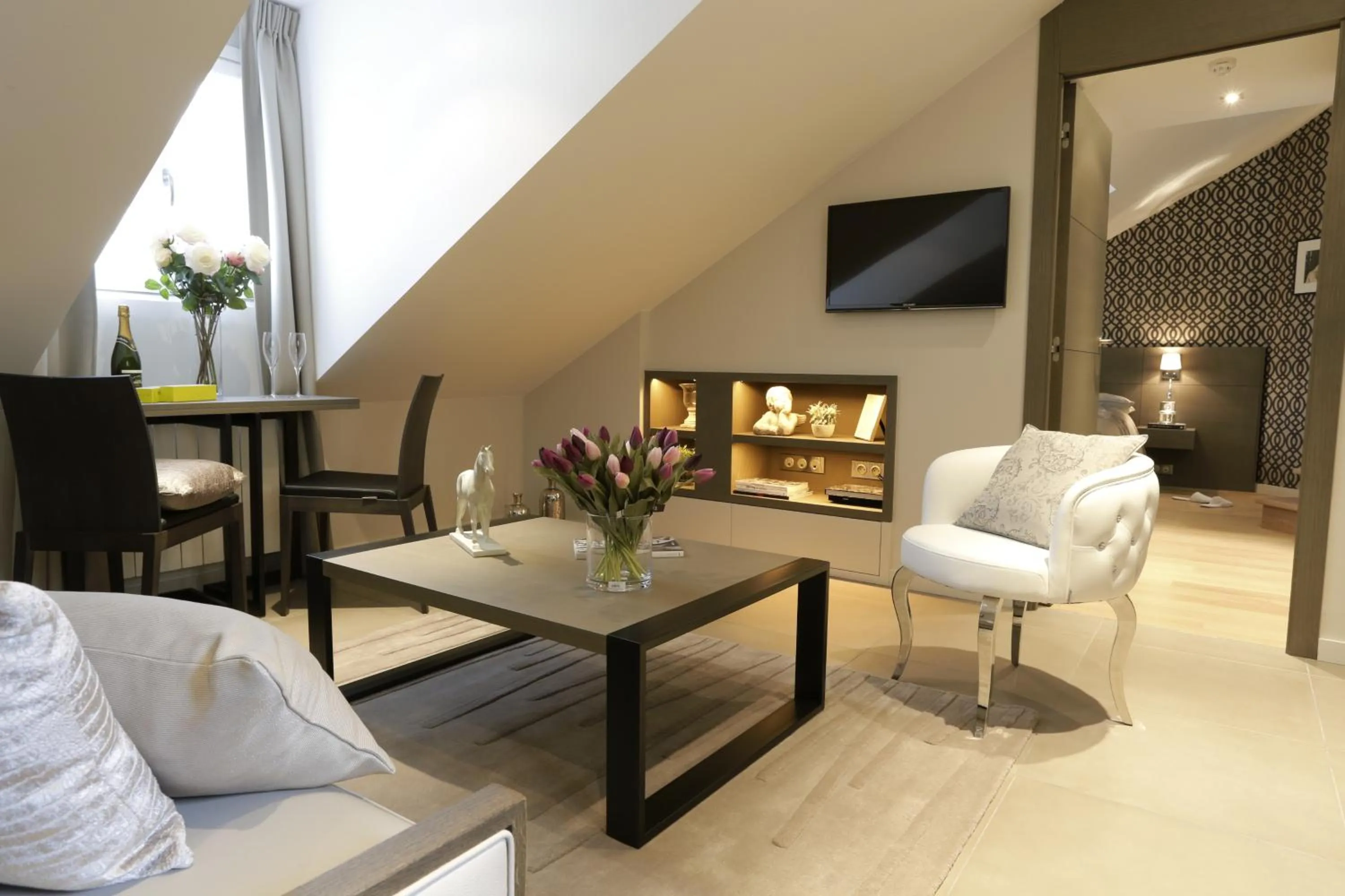 Living room in Hôtel Roi de Sicile - Rivoli