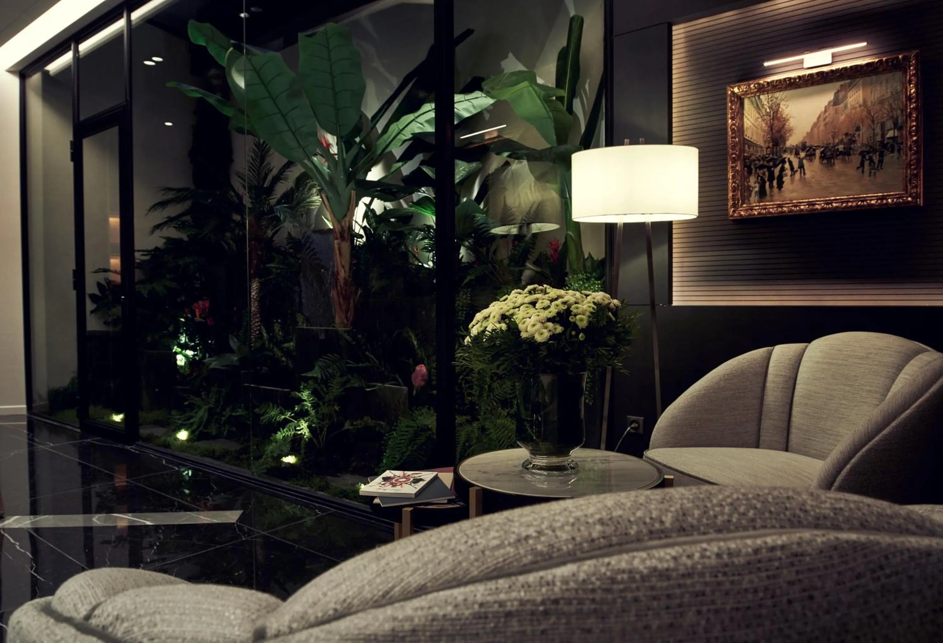 Lobby or reception in Hôtel Roi de Sicile - Rivoli