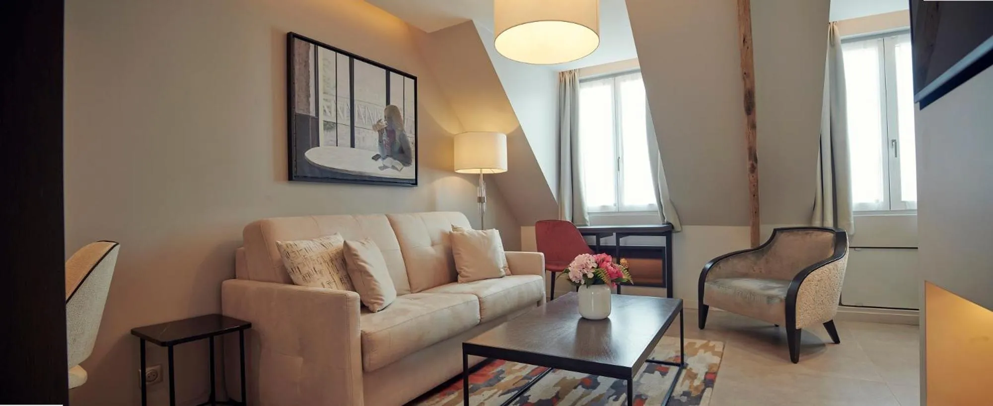 Living room in Hôtel Roi de Sicile - Rivoli
