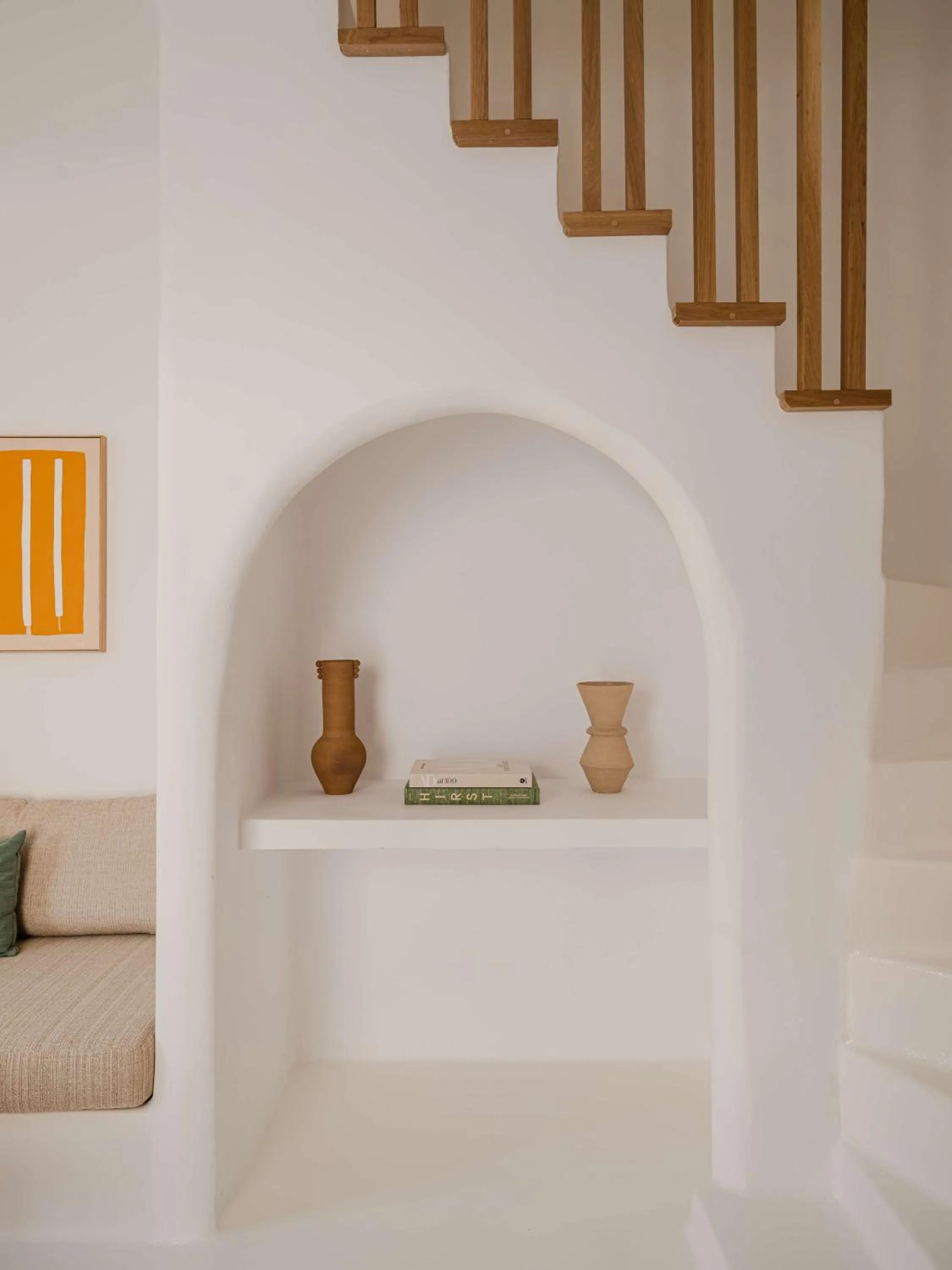 Living room in Nobu Hotel Santorini