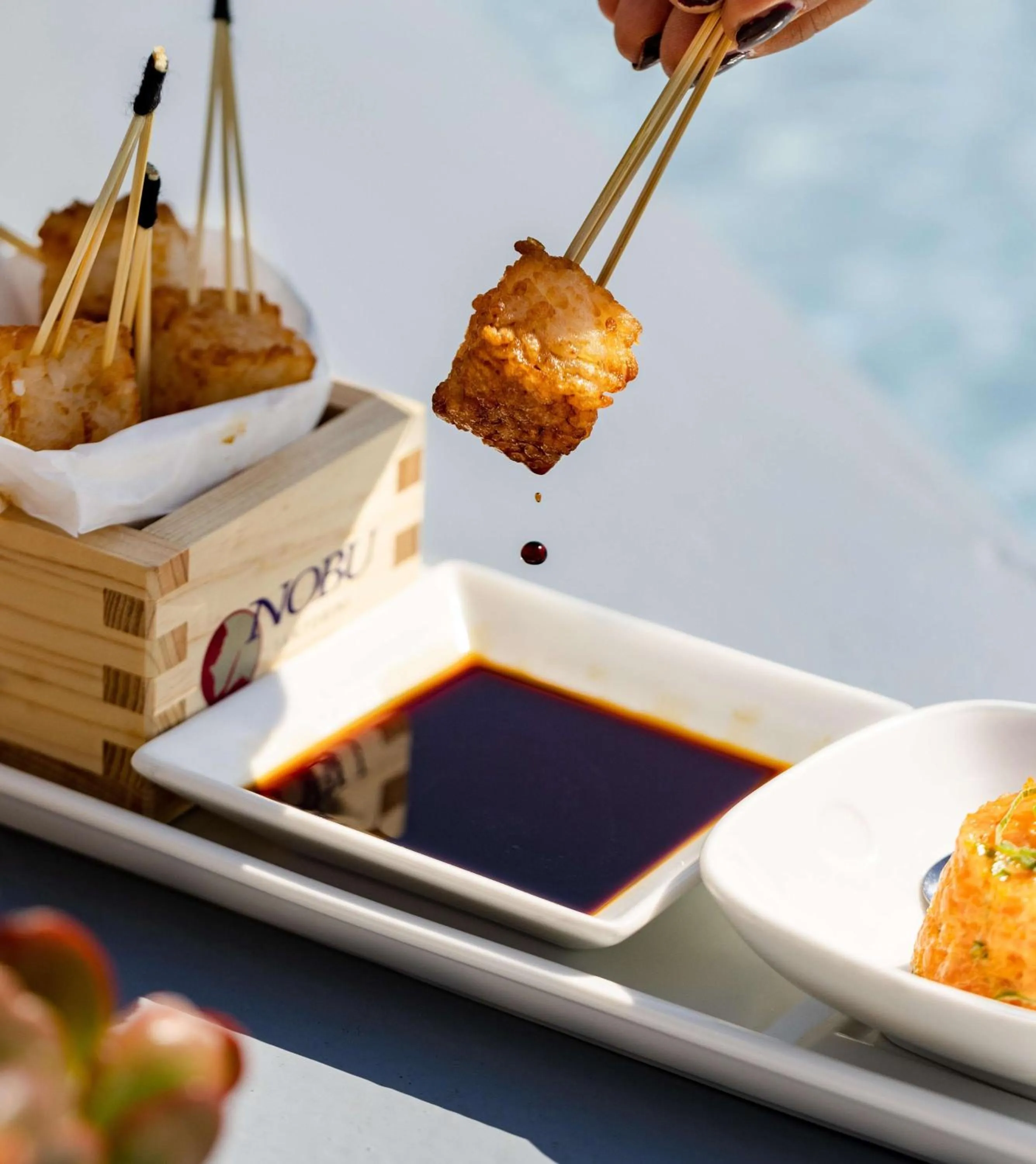 Restaurant/places to eat in Nobu Hotel Santorini