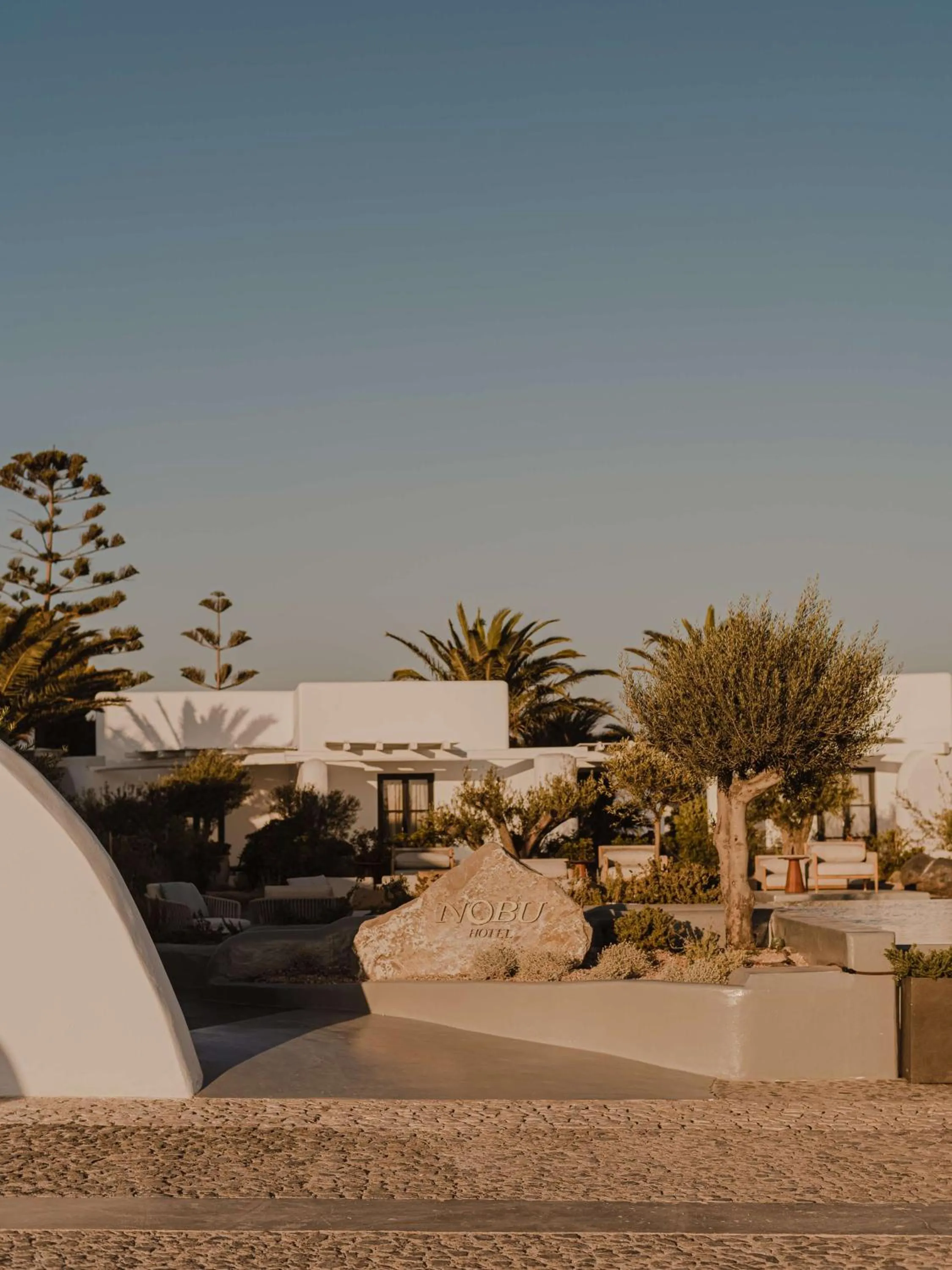 Property building in Nobu Hotel Santorini