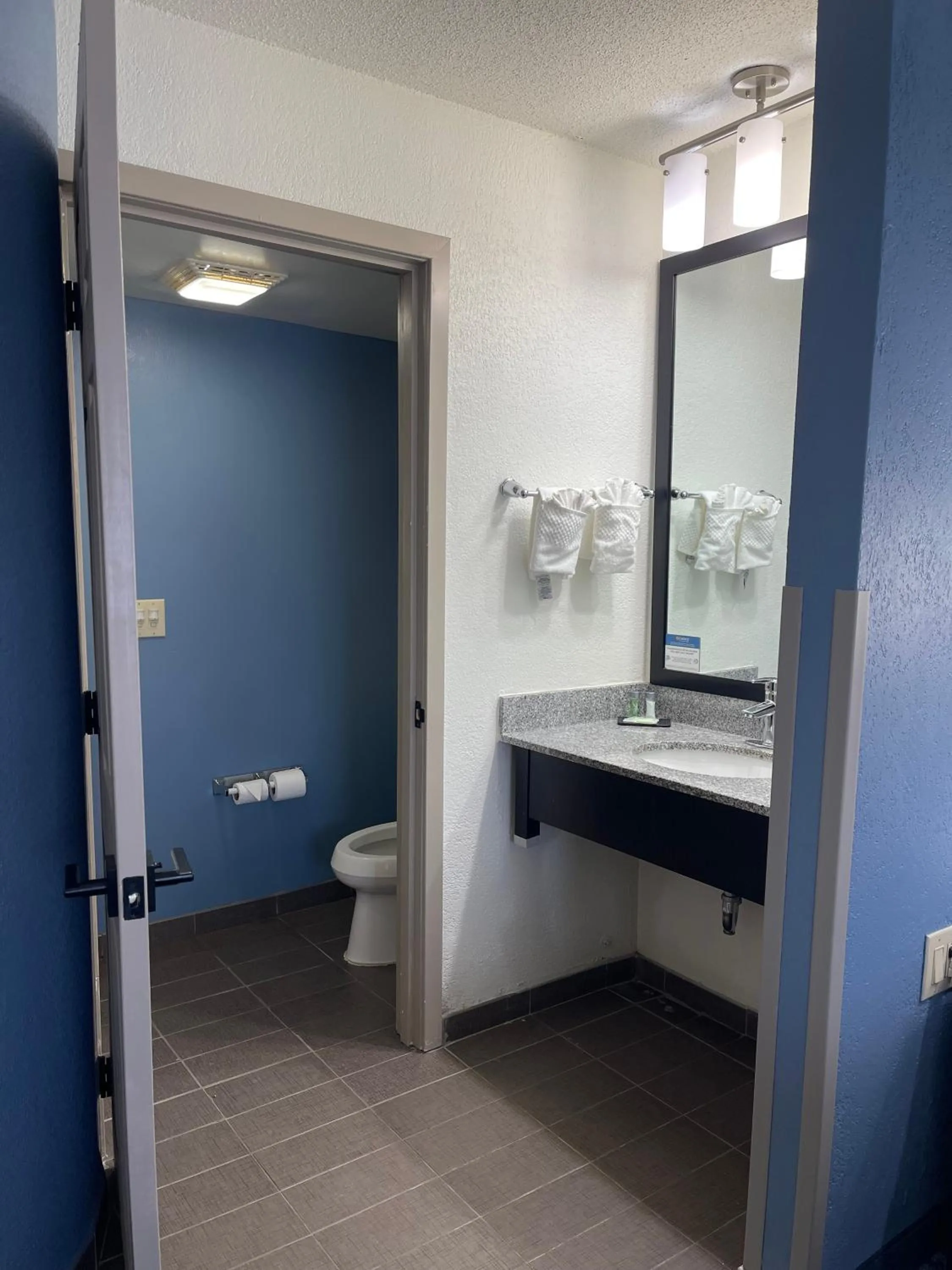 Bathroom in Sleep Inn Hanes Mall